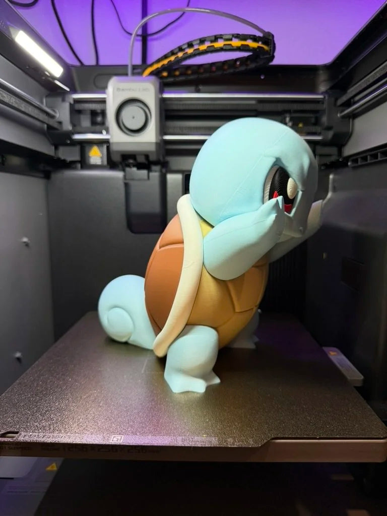 Squirtle Window Presser | Pokémon Inspired 3D Window Decoration | Water Starter Glass Display | 3D Printed Anime Decor | Gamer Gift