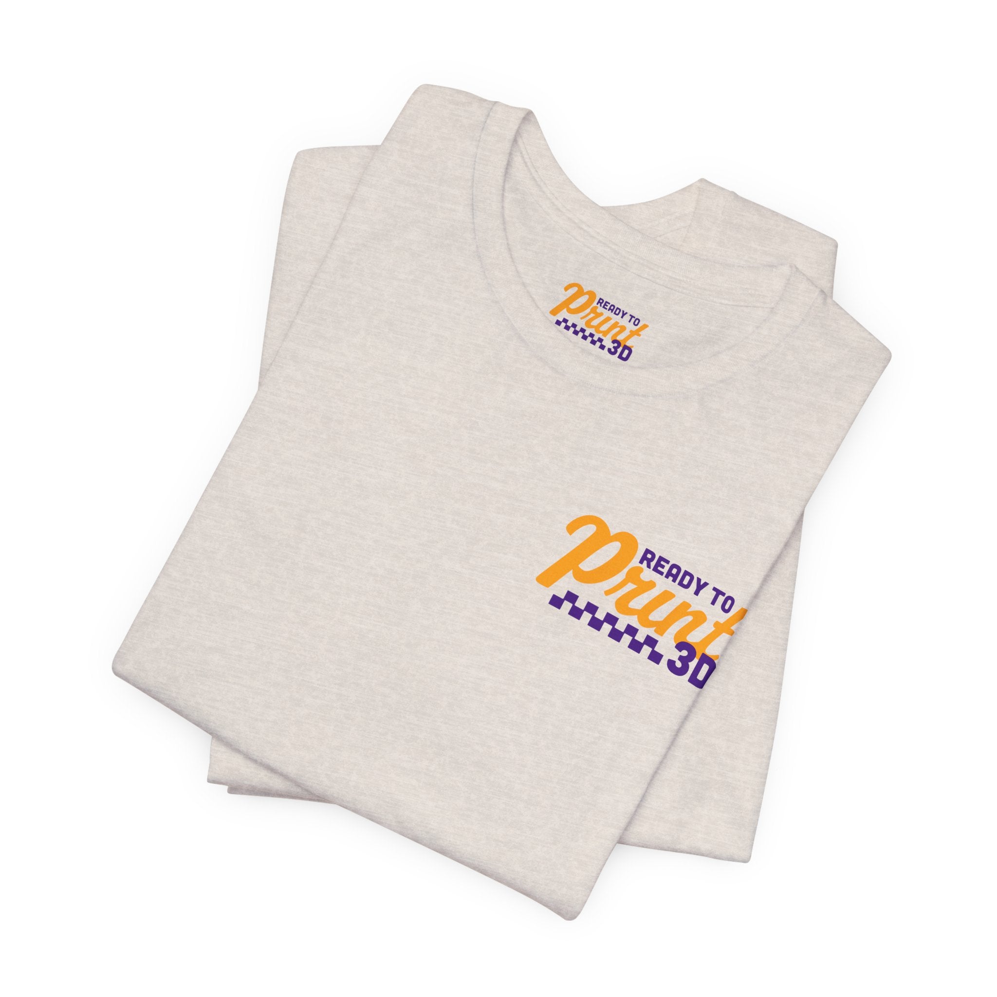 Ready to Print 3D & UV – Purple / Orange T-Shirt