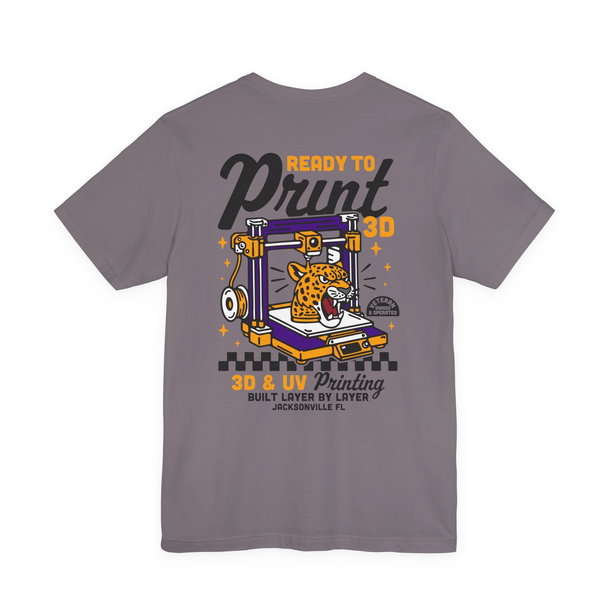 Ready to Print 3D & UV – Full Color T-Shirt