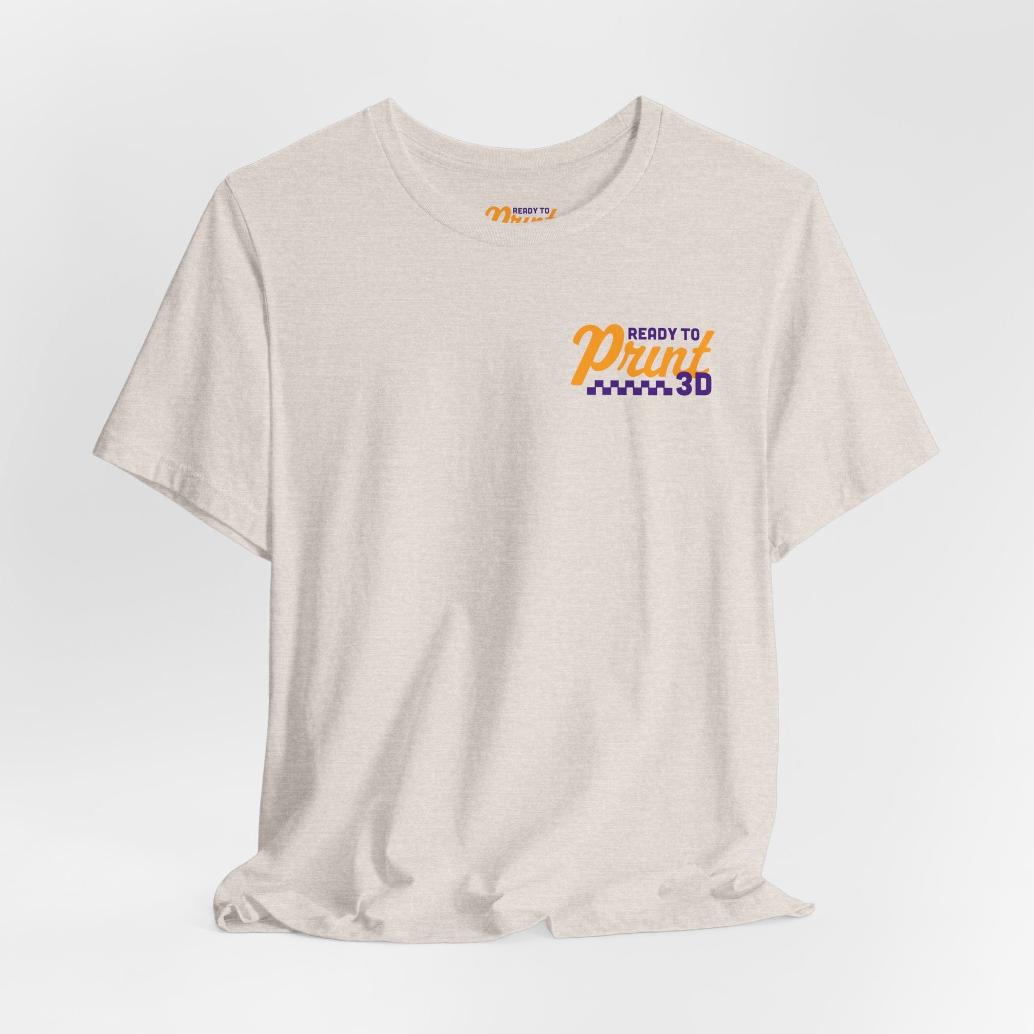 Ready to Print 3D & UV – Purple / Orange T-Shirt