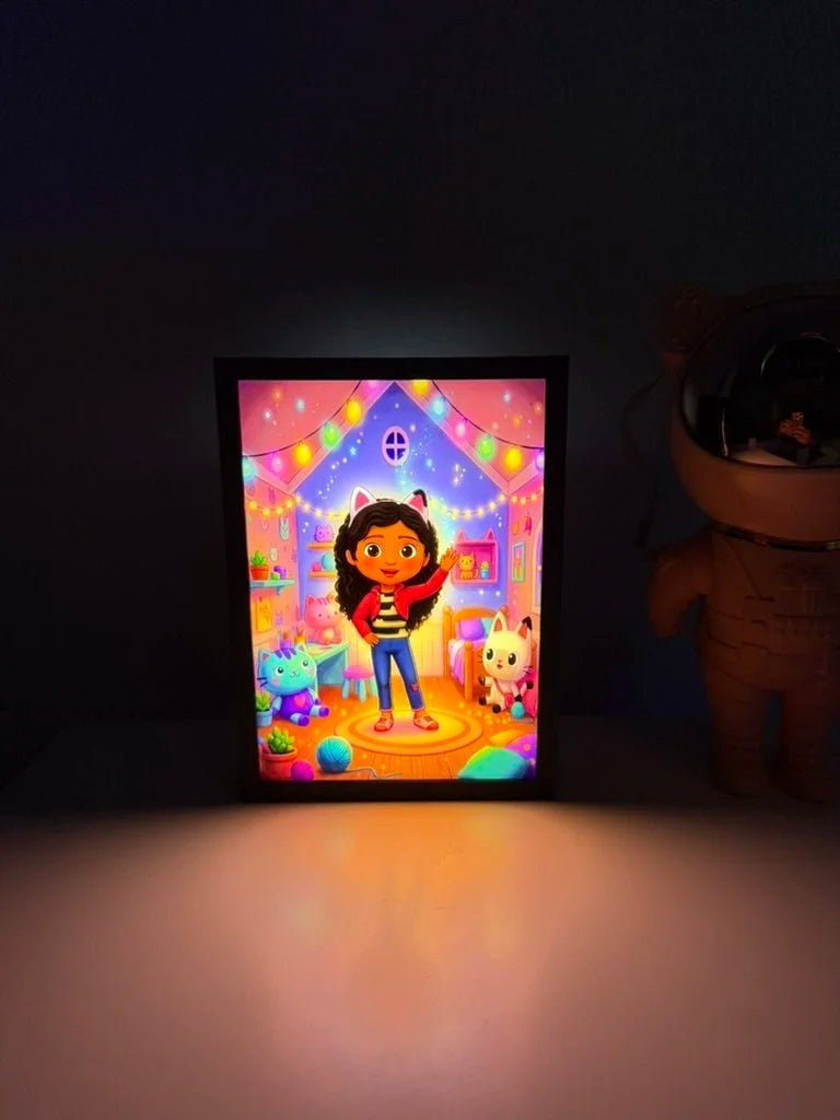 Custom LED Lightbox - Personalized UV Printed & 3D Printed Anime, Gaming, Movie & Photo Display - Custom Sizes Available