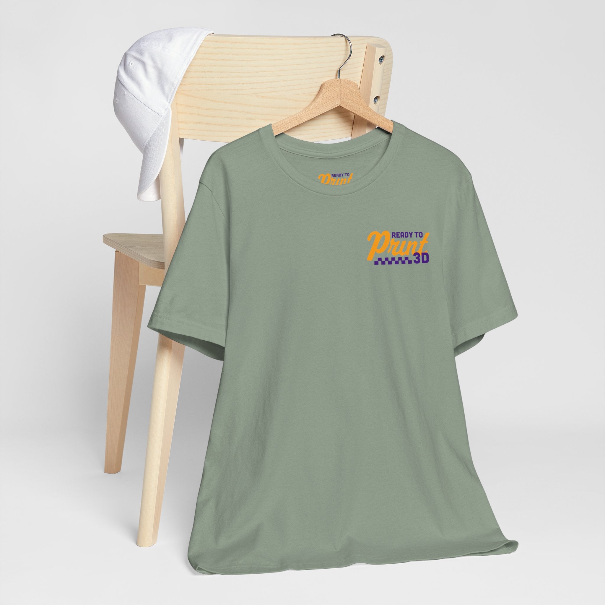 Ready to Print 3D & UV – Purple / Orange T-Shirt