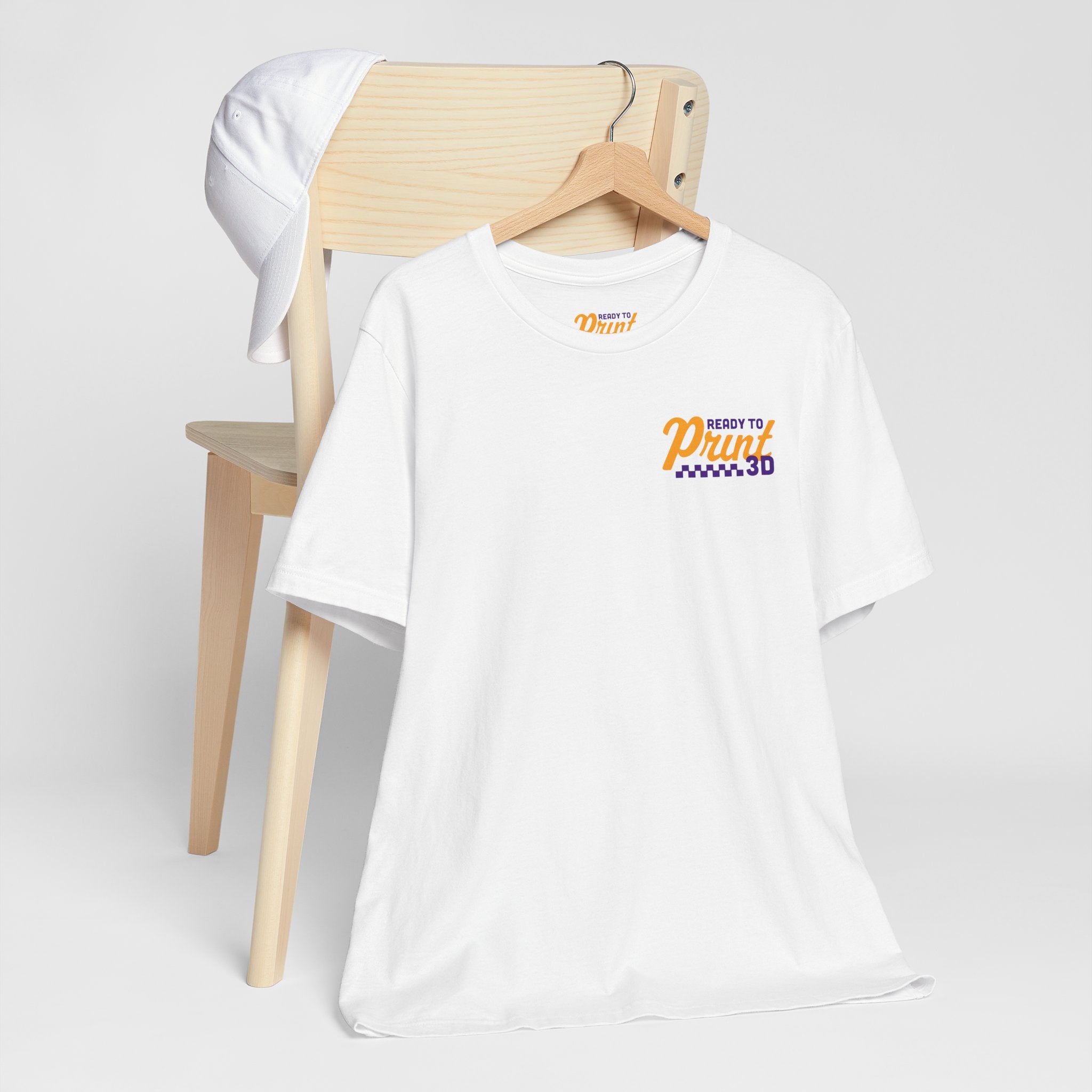 Ready to Print 3D & UV – Purple / Orange T-Shirt