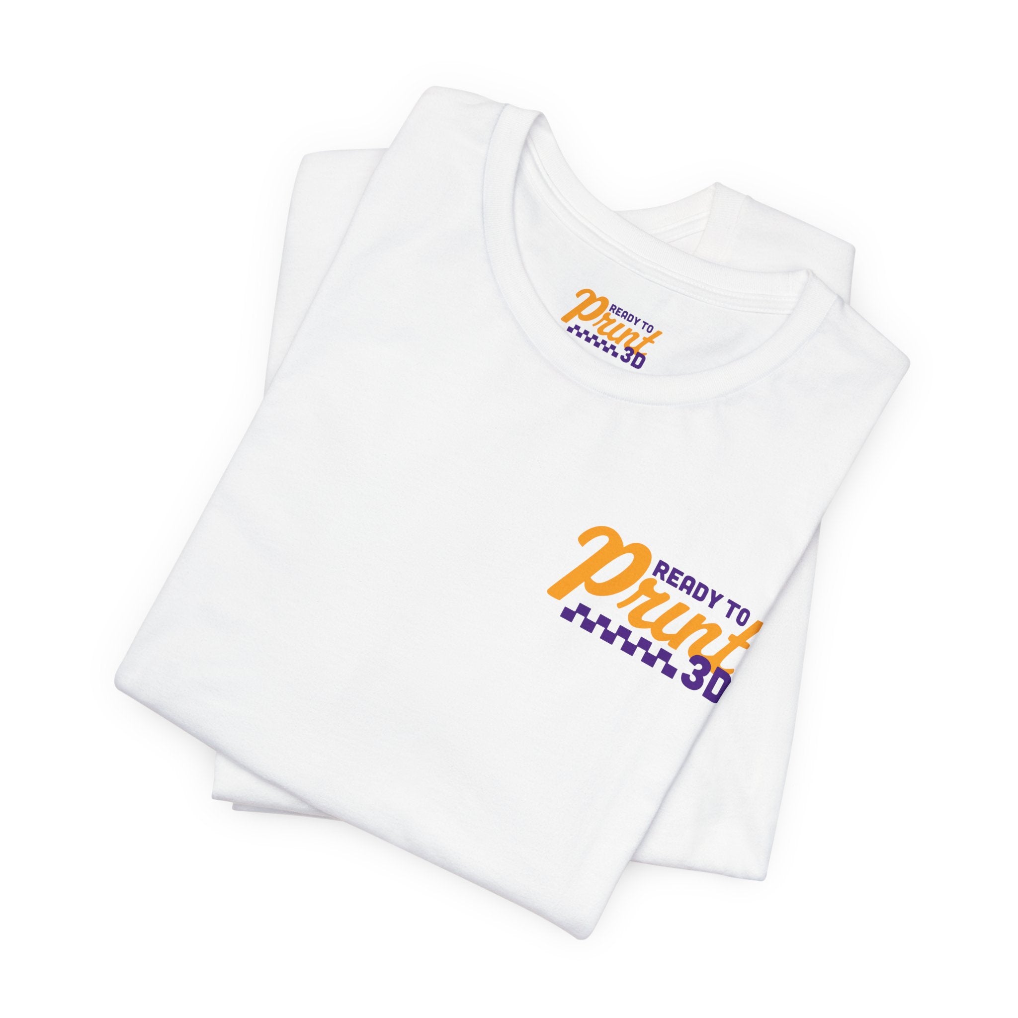 Ready to Print 3D & UV – Purple / Orange T-Shirt