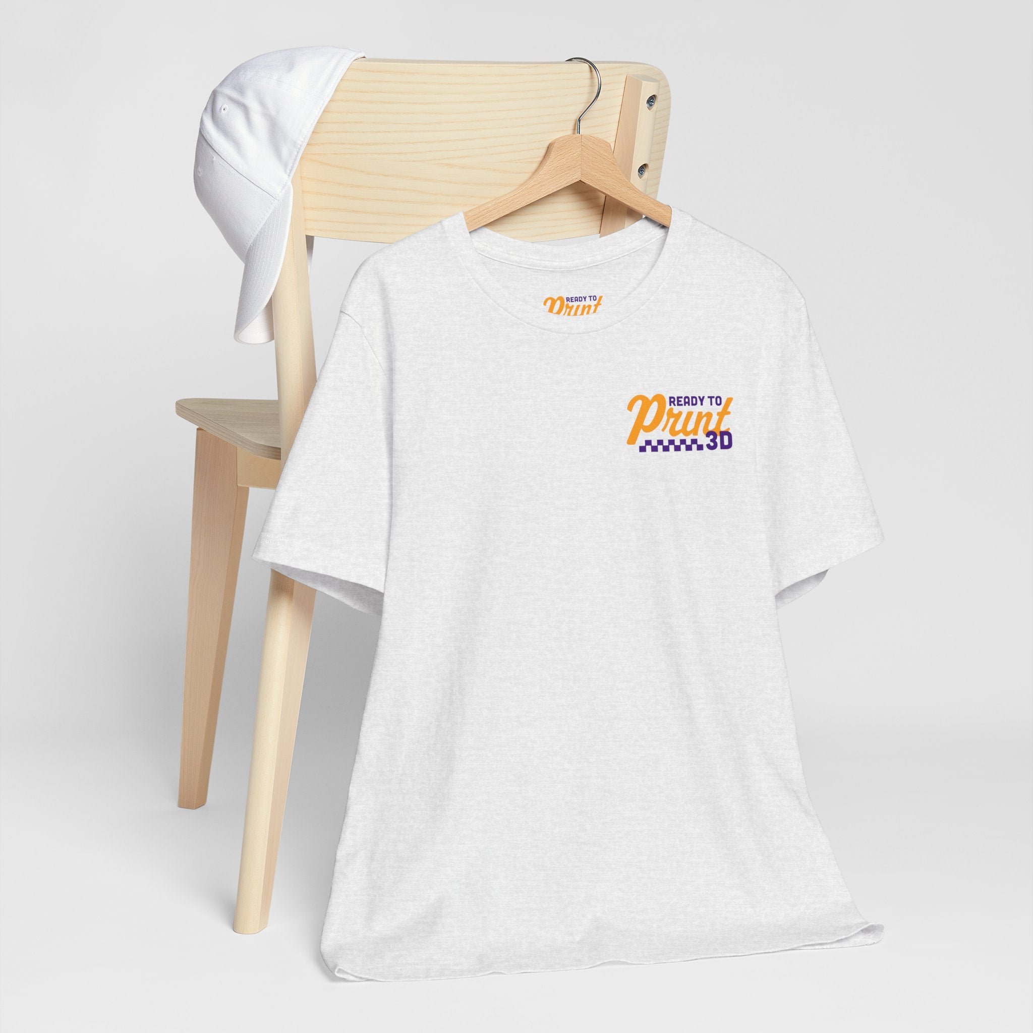 Ready to Print 3D & UV – Purple / Orange T-Shirt