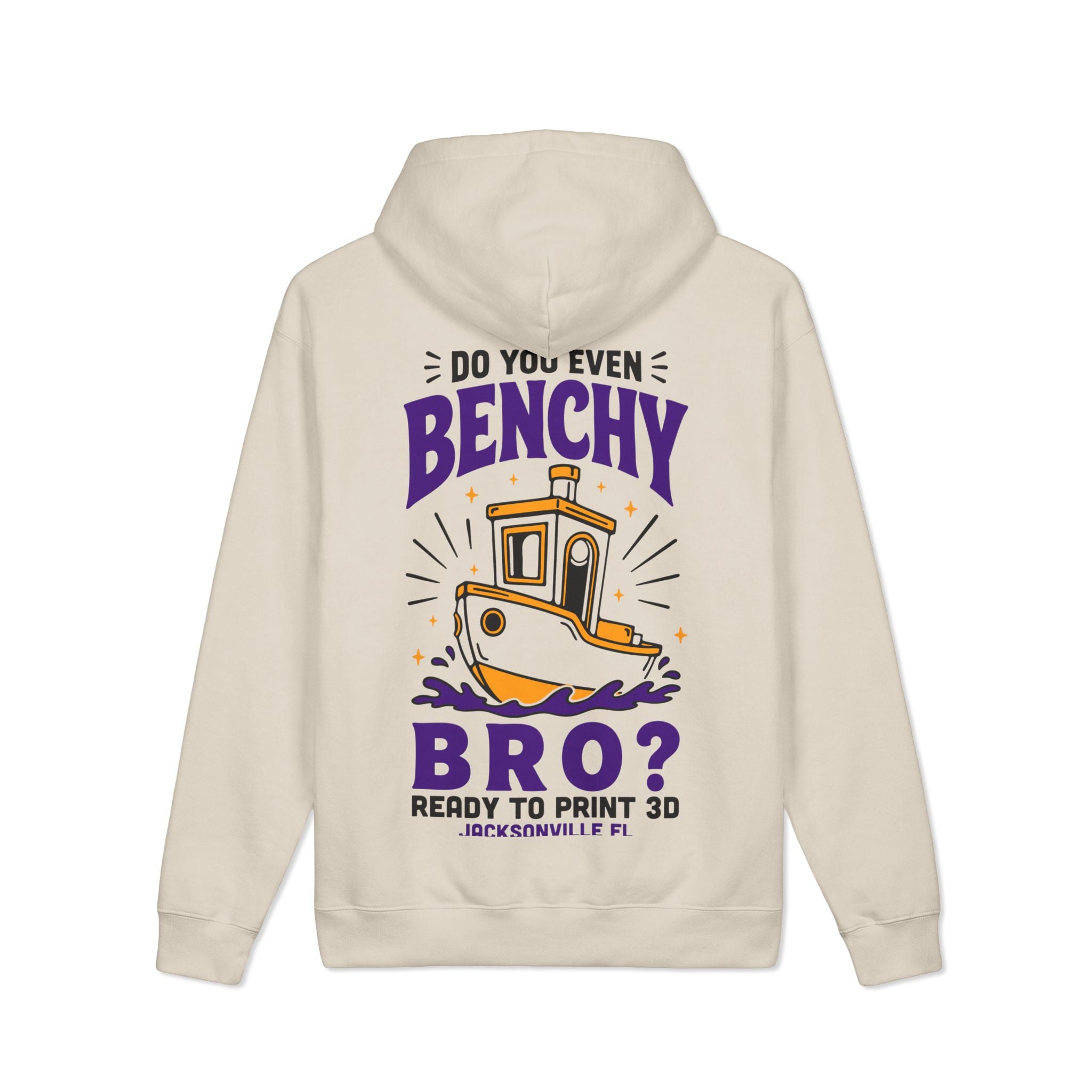 Do You Even Benchy, Bro? Heavyweight Hoodie | Ready to Print 3D