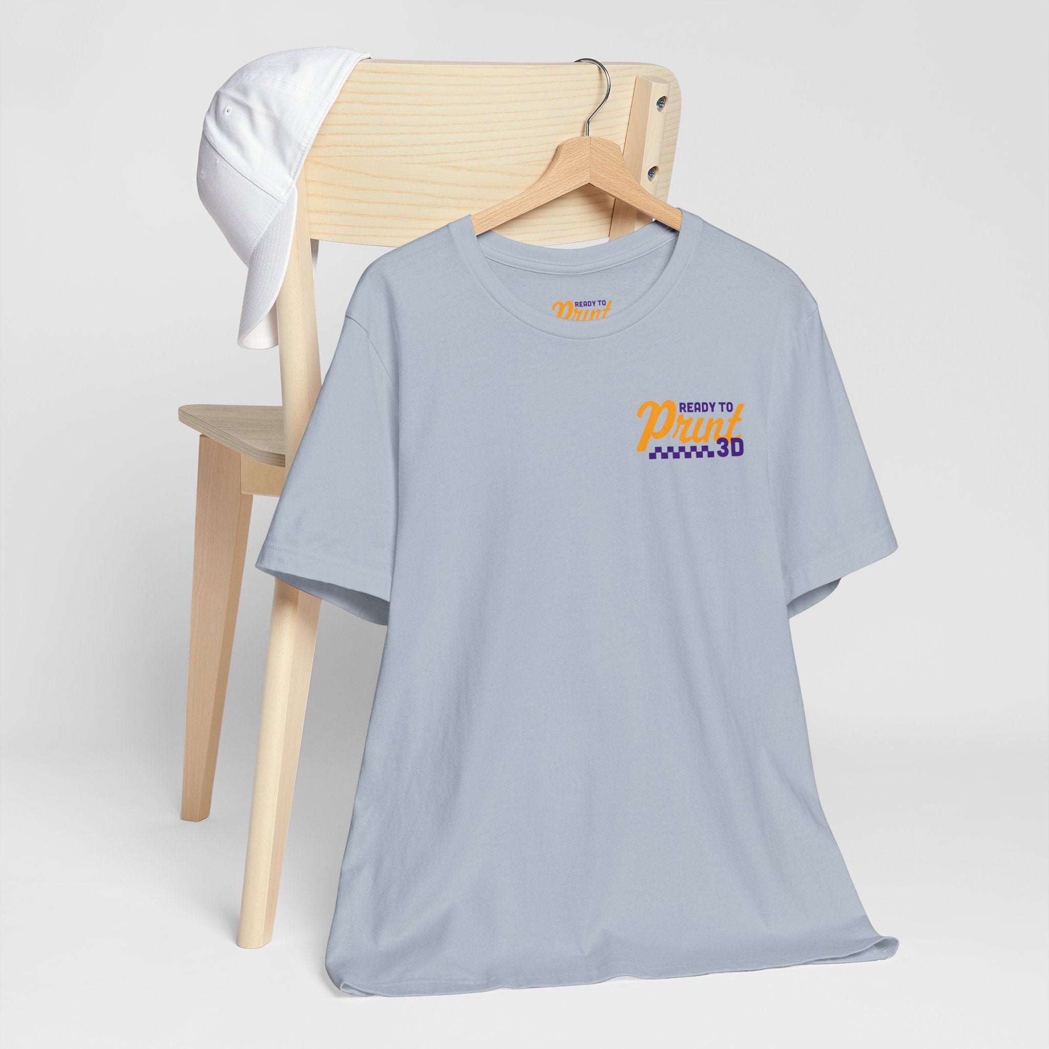 Ready to Print 3D & UV – Purple / Orange T-Shirt