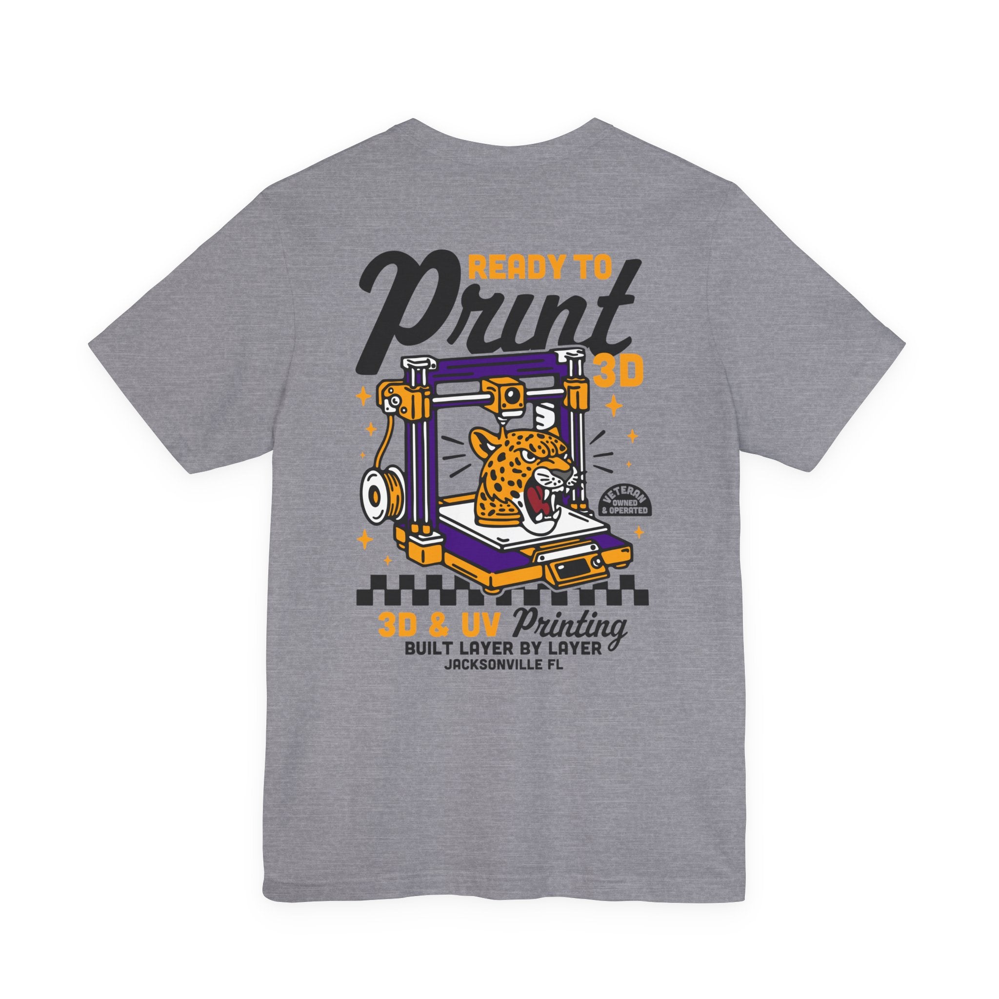 Ready to Print 3D & UV – Full Color T-Shirt