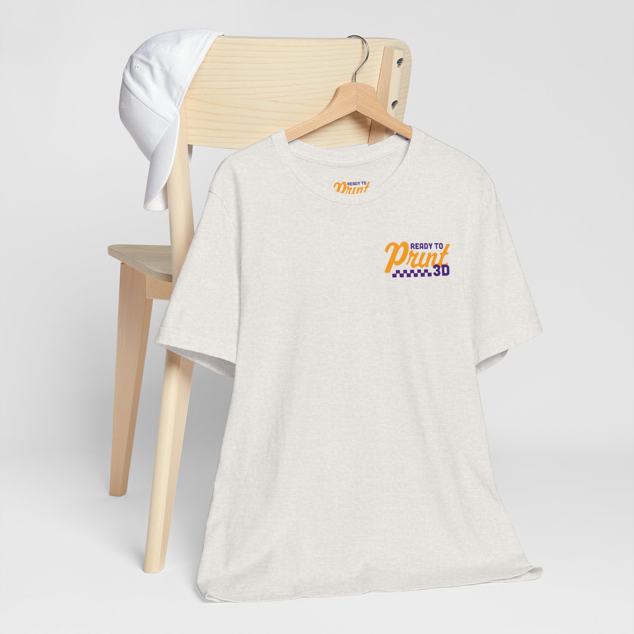 Ready to Print 3D & UV – Purple / Orange T-Shirt