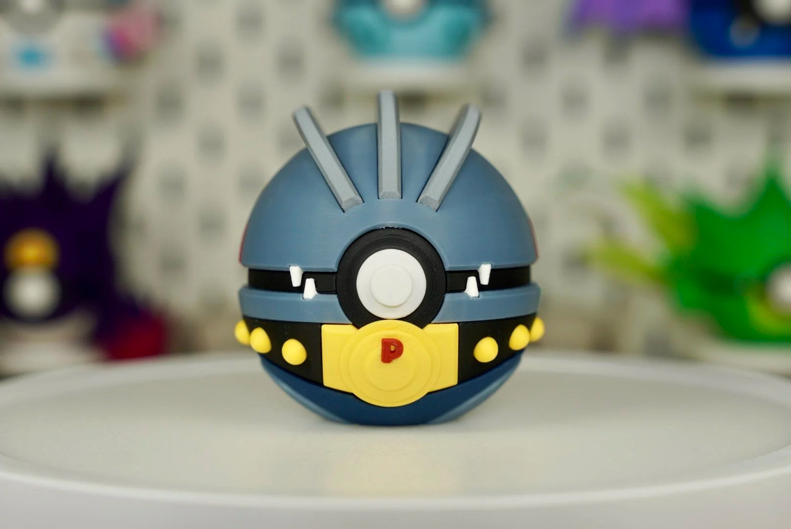 Machoke Pokéball – Pokémon Inspired 3D Printed Collectible
