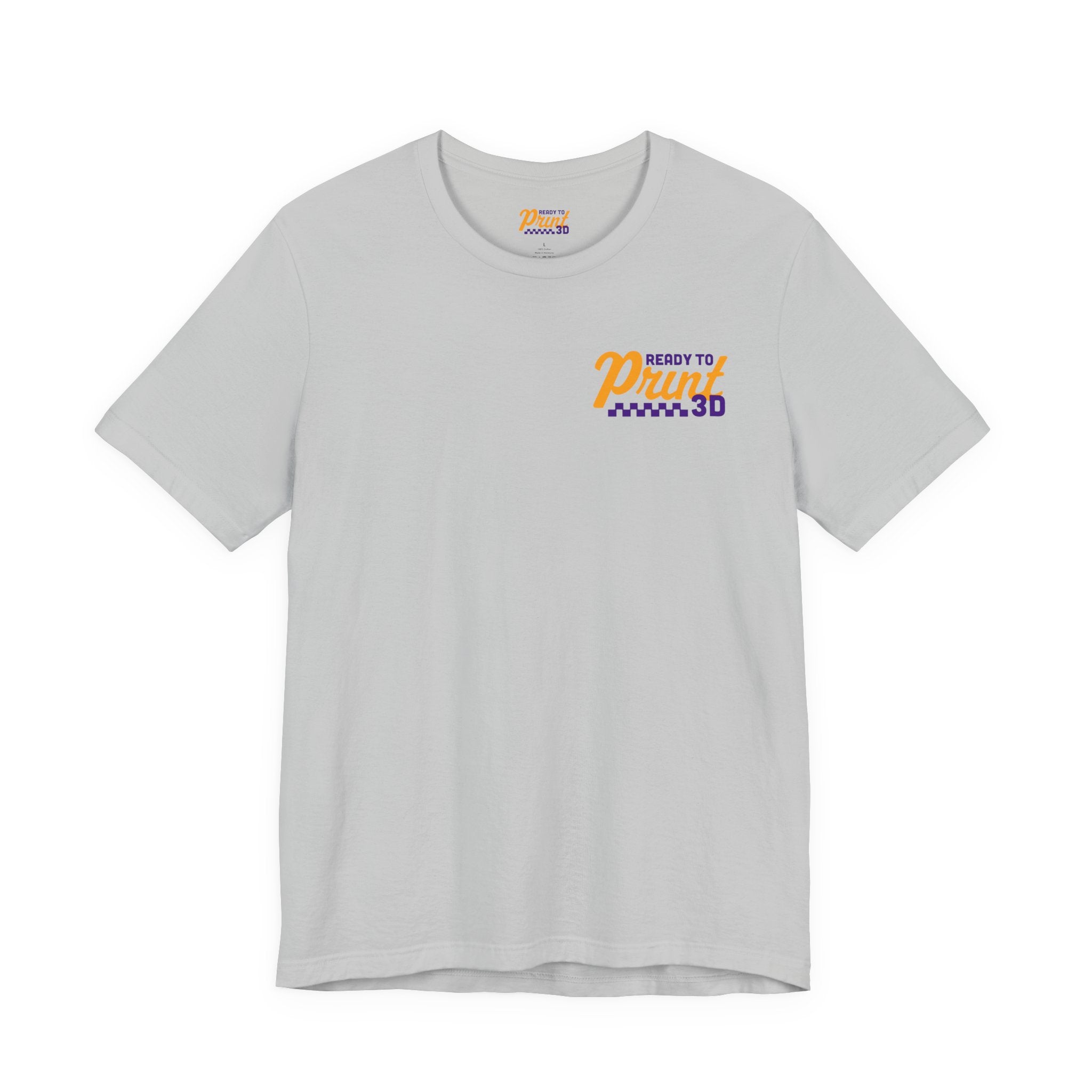 Ready to Print 3D & UV – Purple / Orange T-Shirt