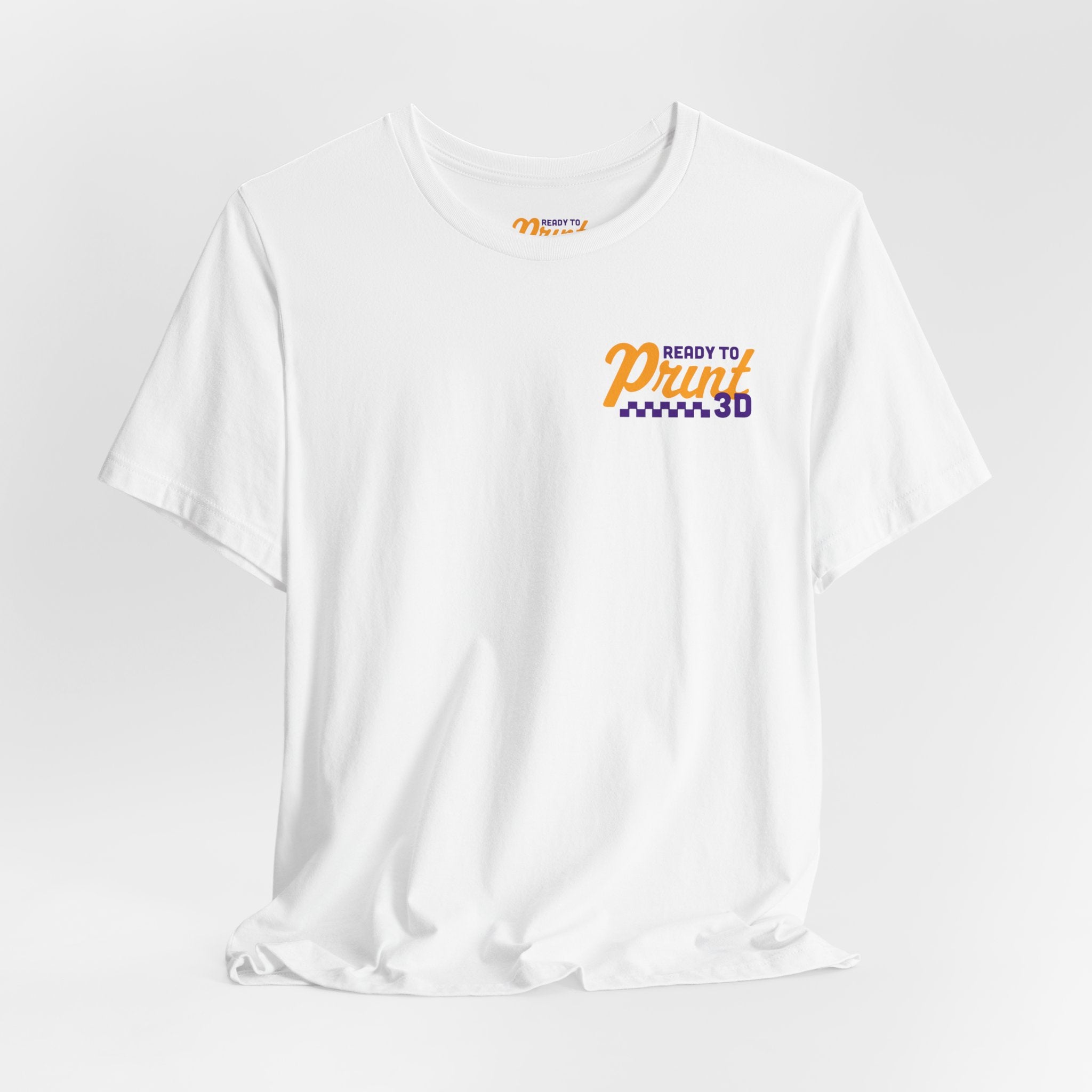 Ready to Print 3D & UV – Purple / Orange T-Shirt