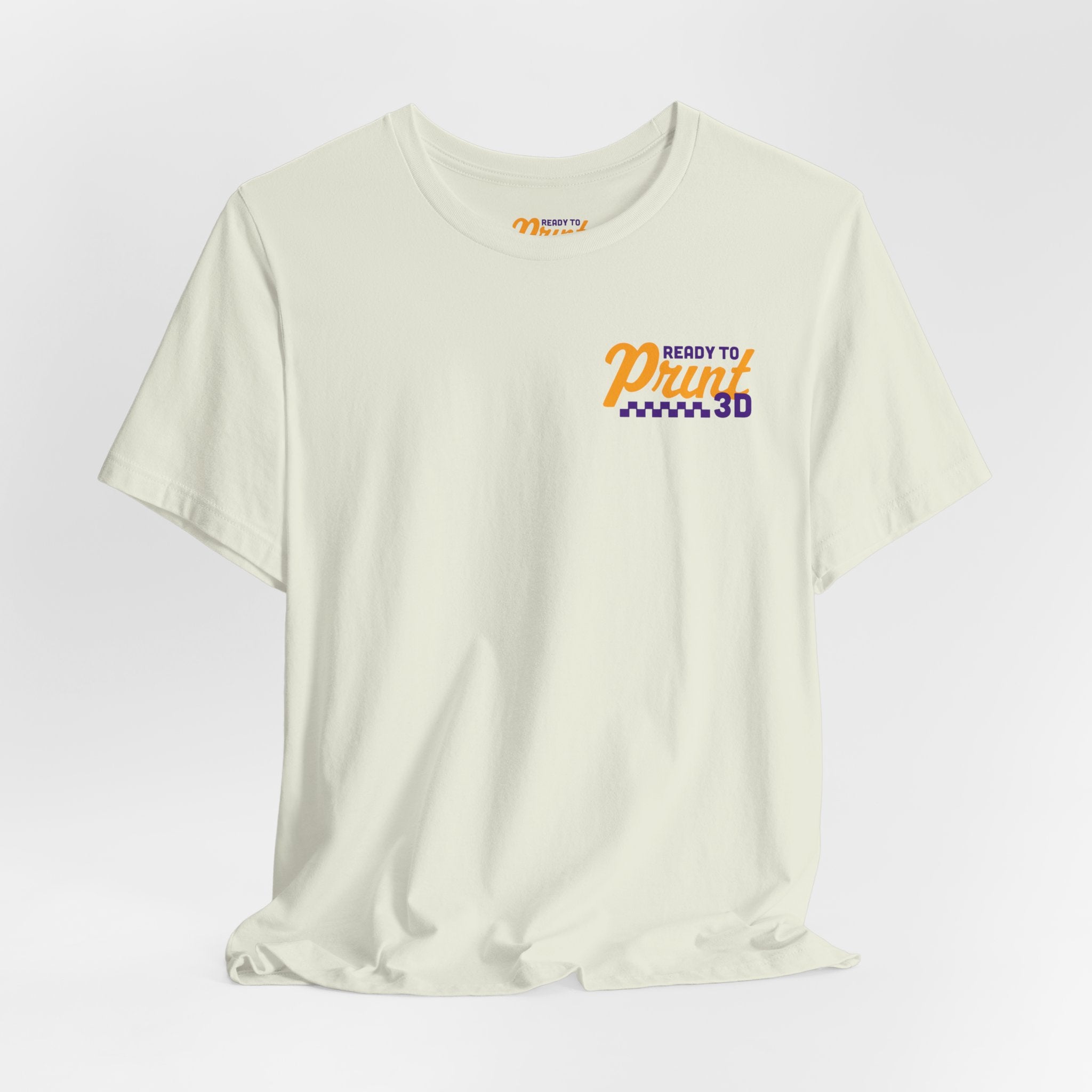 Ready to Print 3D & UV – Purple / Orange T-Shirt