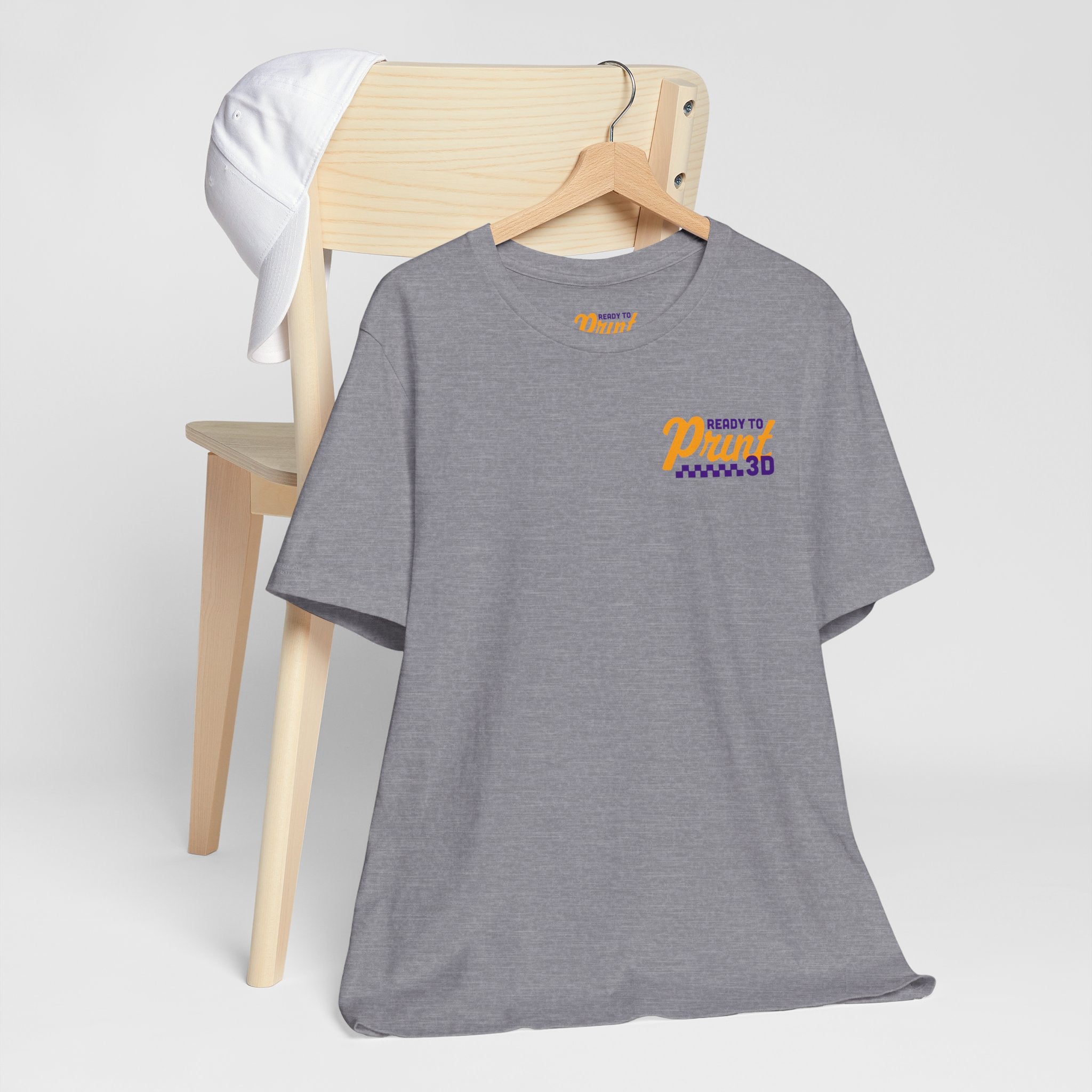 Ready to Print 3D & UV – Purple / Orange T-Shirt