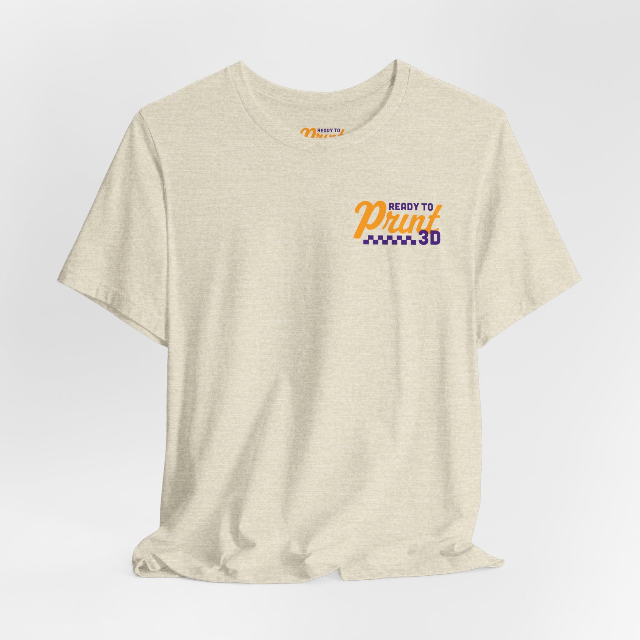 Ready to Print 3D & UV – Purple / Orange T-Shirt