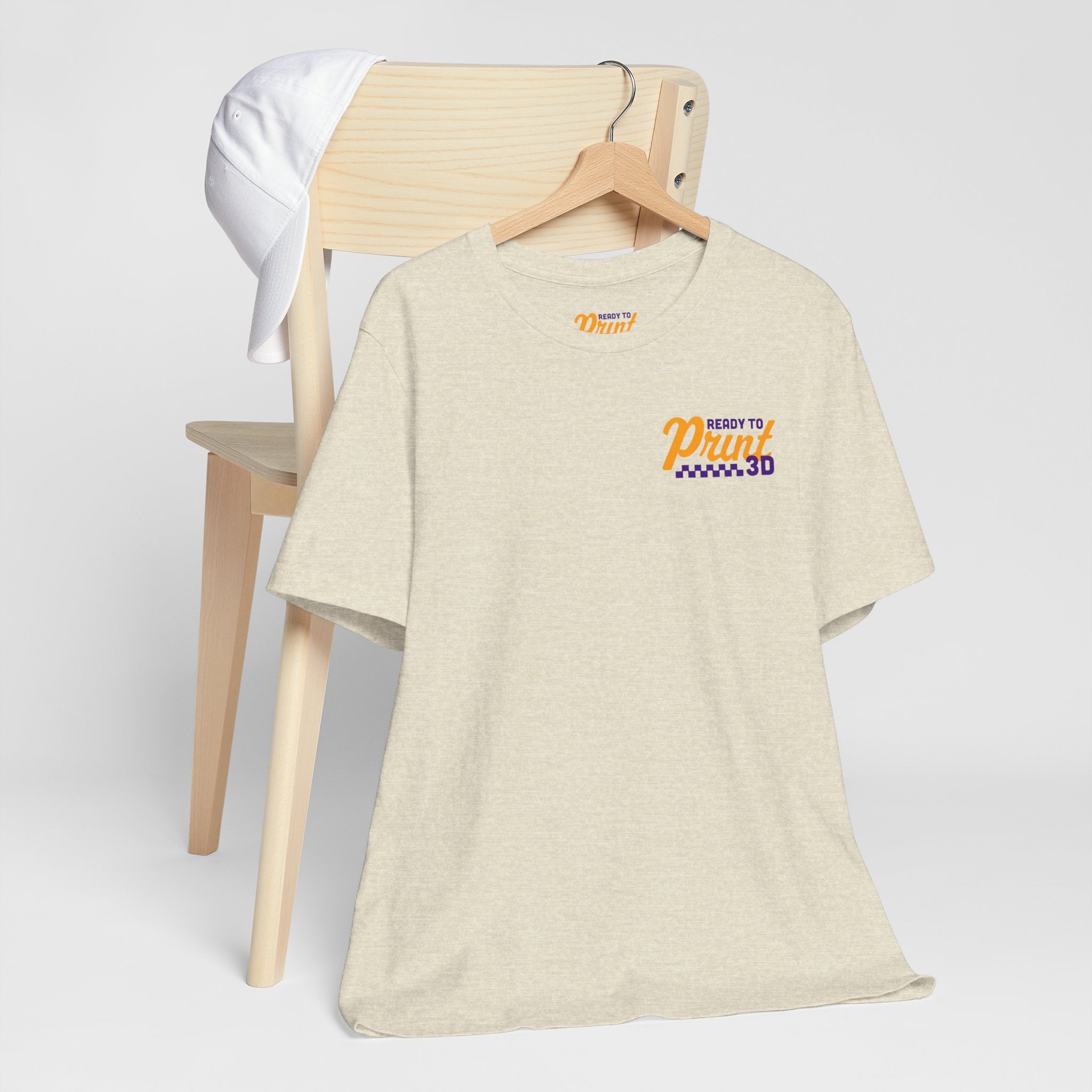 Ready to Print 3D & UV – Purple / Orange T-Shirt