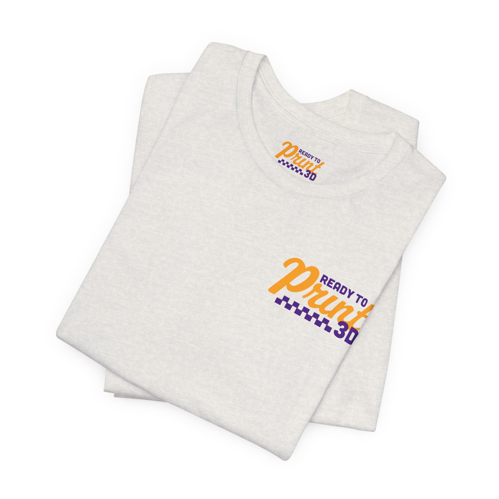 Ready to Print 3D & UV – Purple / Orange T-Shirt
