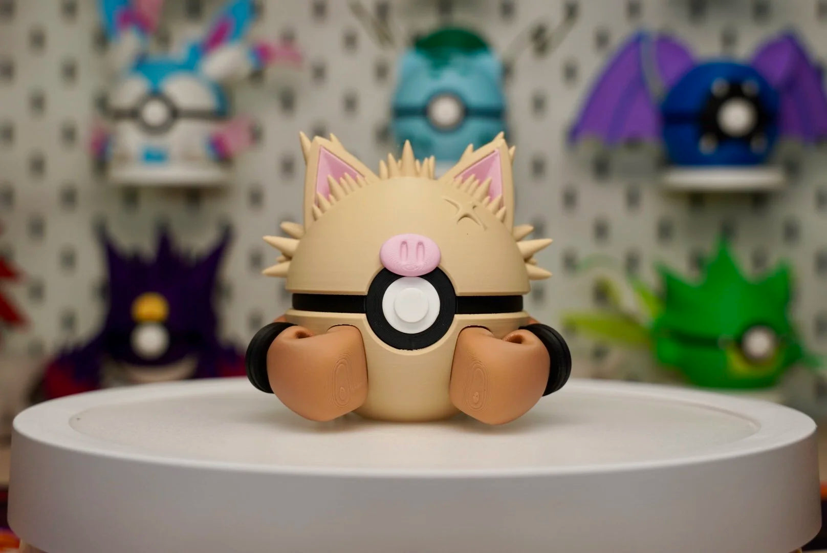 Pokémon-Inspired 3D Printed Poké Ball – Primeape