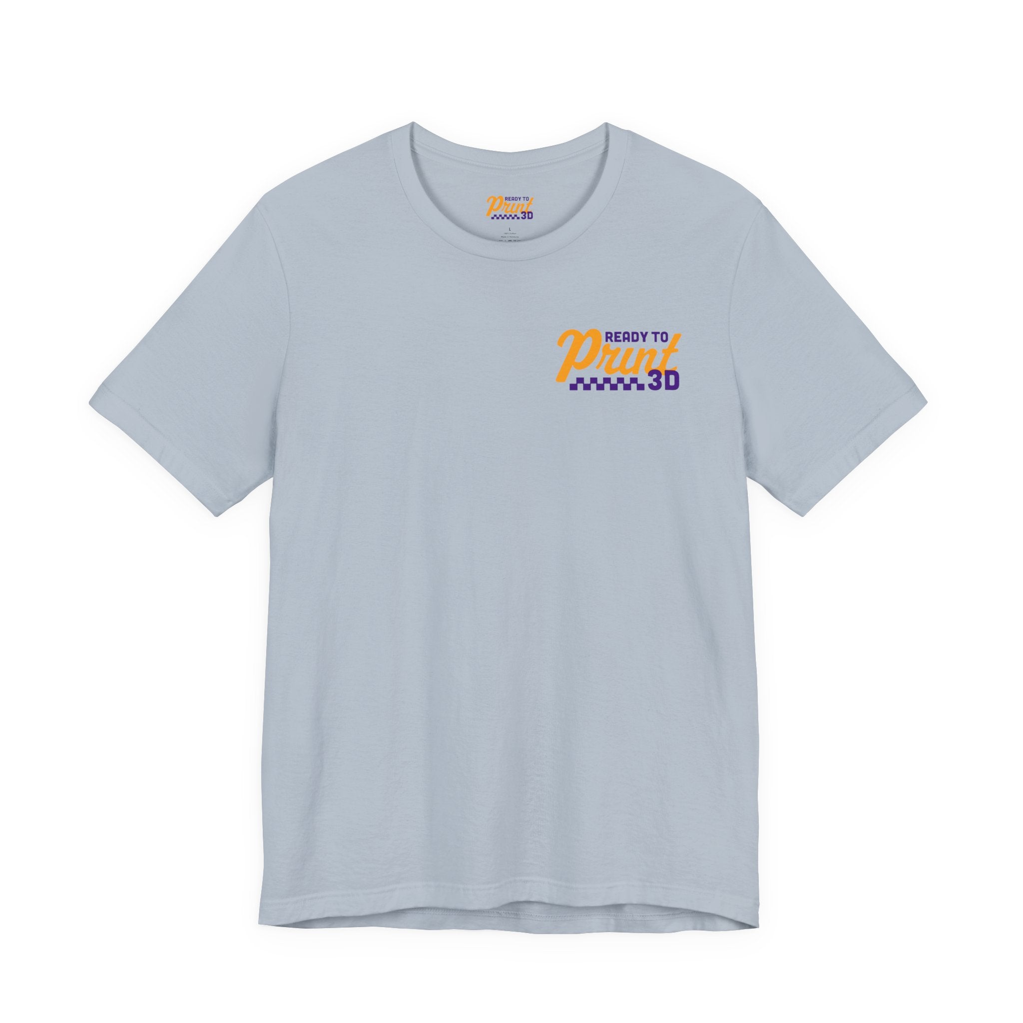 Ready to Print 3D & UV – Purple / Orange T-Shirt