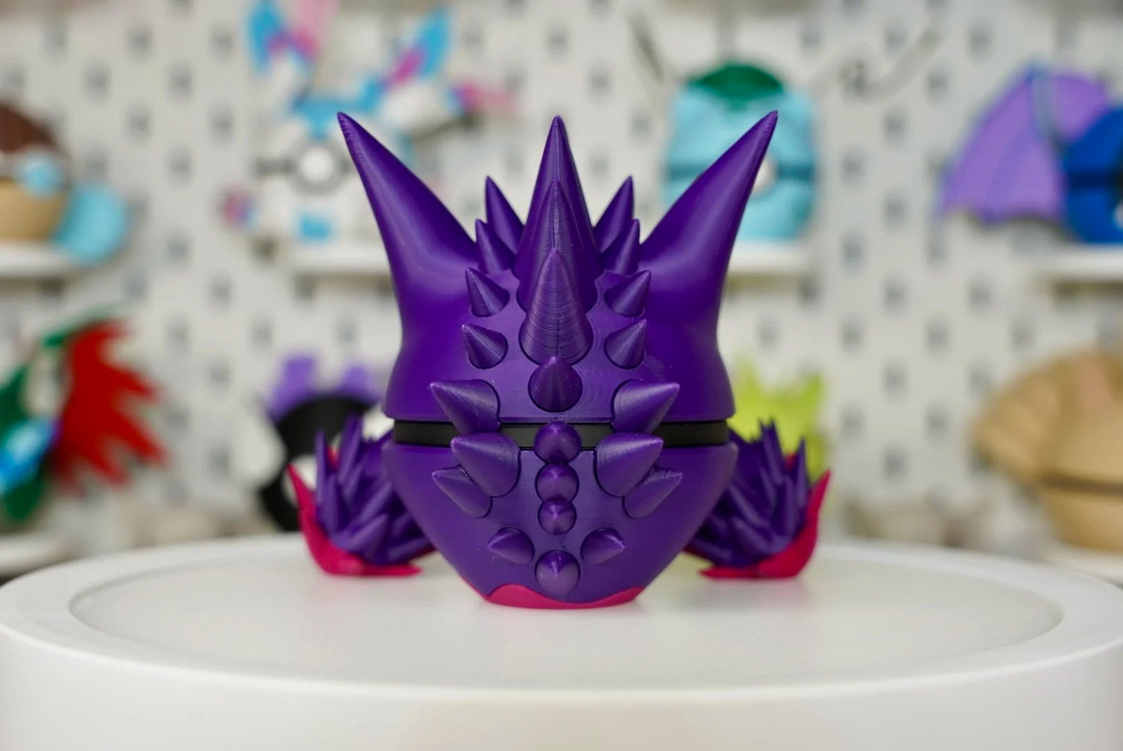 Pokémon-Inspired 3D Printed Poké Ball – Mega Gengar