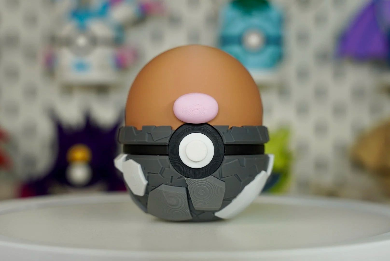 Pokémon-Inspired 3D Printed Poké Ball – Diglett