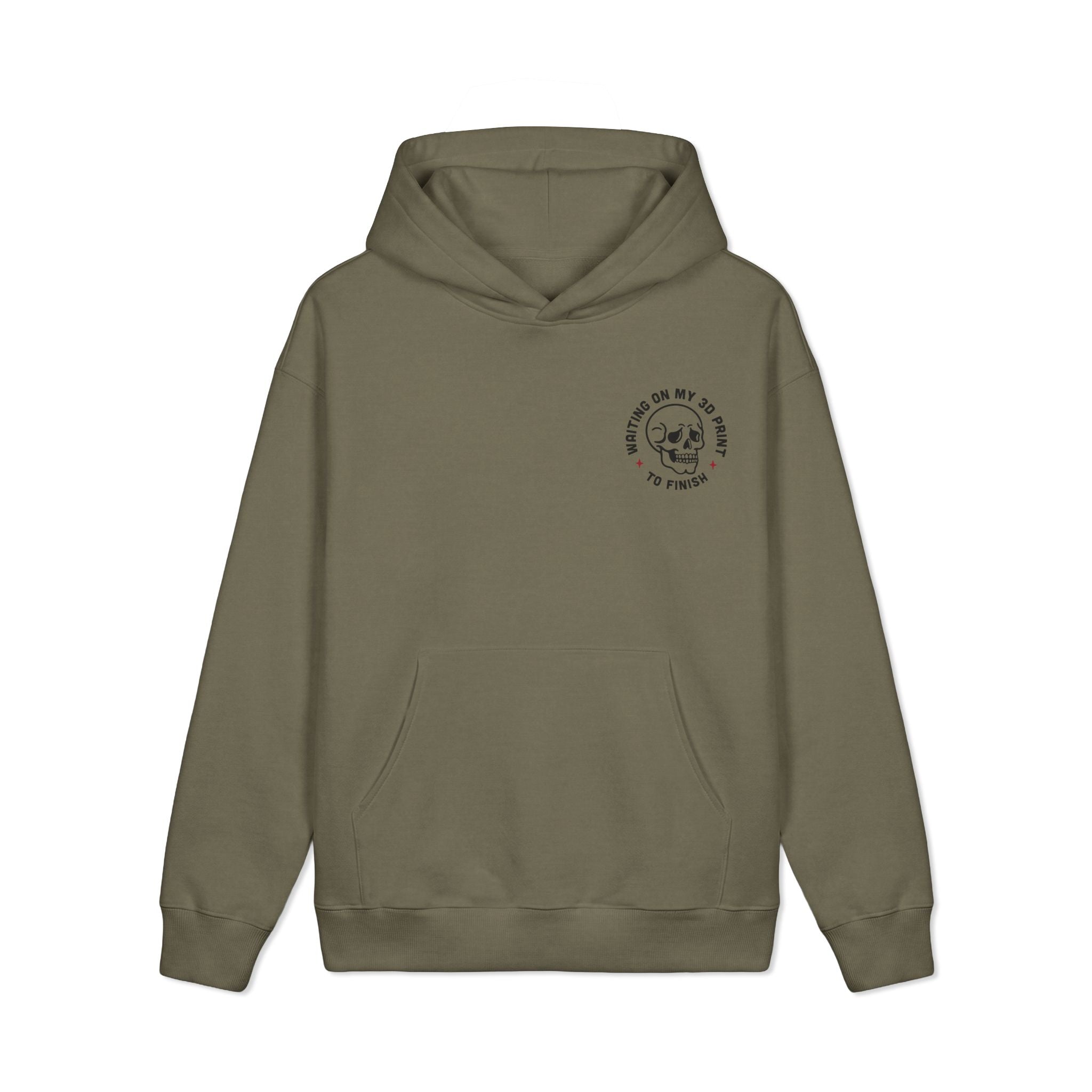 Waiting on My 3D Prints Heavyweight Hoodie | Ready to Print 3D