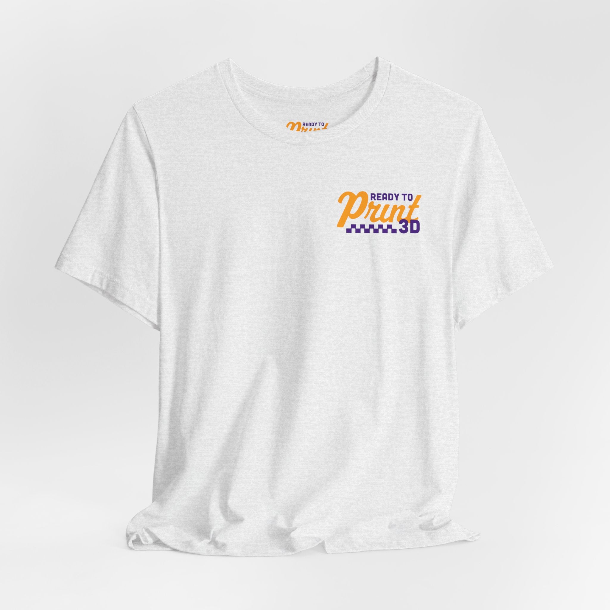 Ready to Print 3D & UV – Purple / Orange T-Shirt