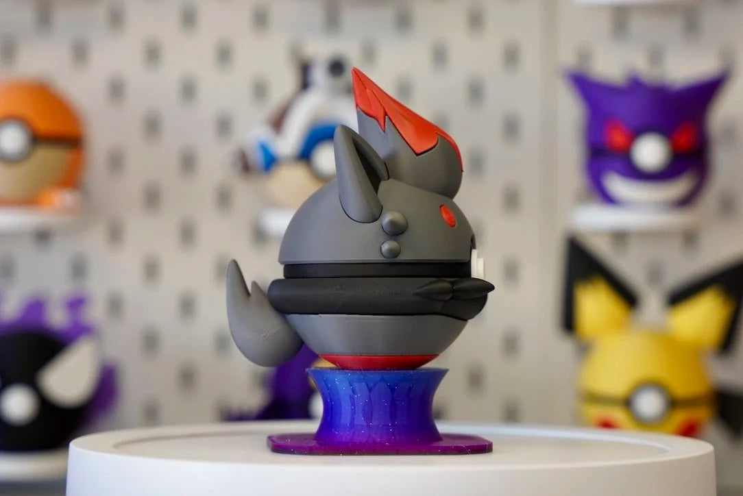 Pokémon-Inspired 3D Printed Character Ball – Zorua