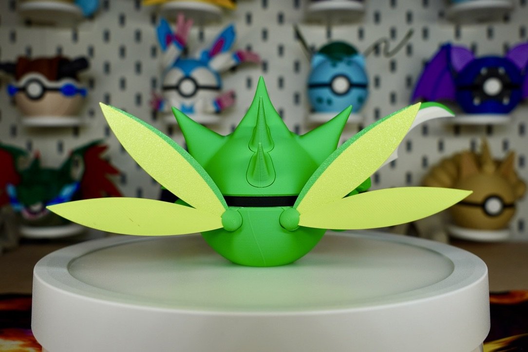 Pokémon-Inspired 3D Printed Poké Ball – Scyther