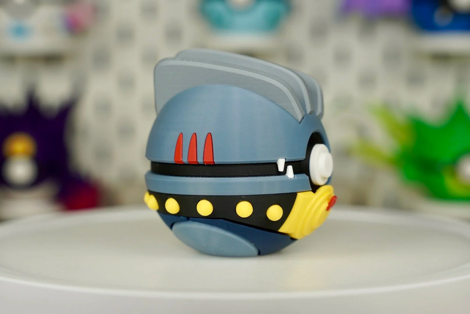 Machoke Pokéball – Pokémon Inspired 3D Printed Collectible