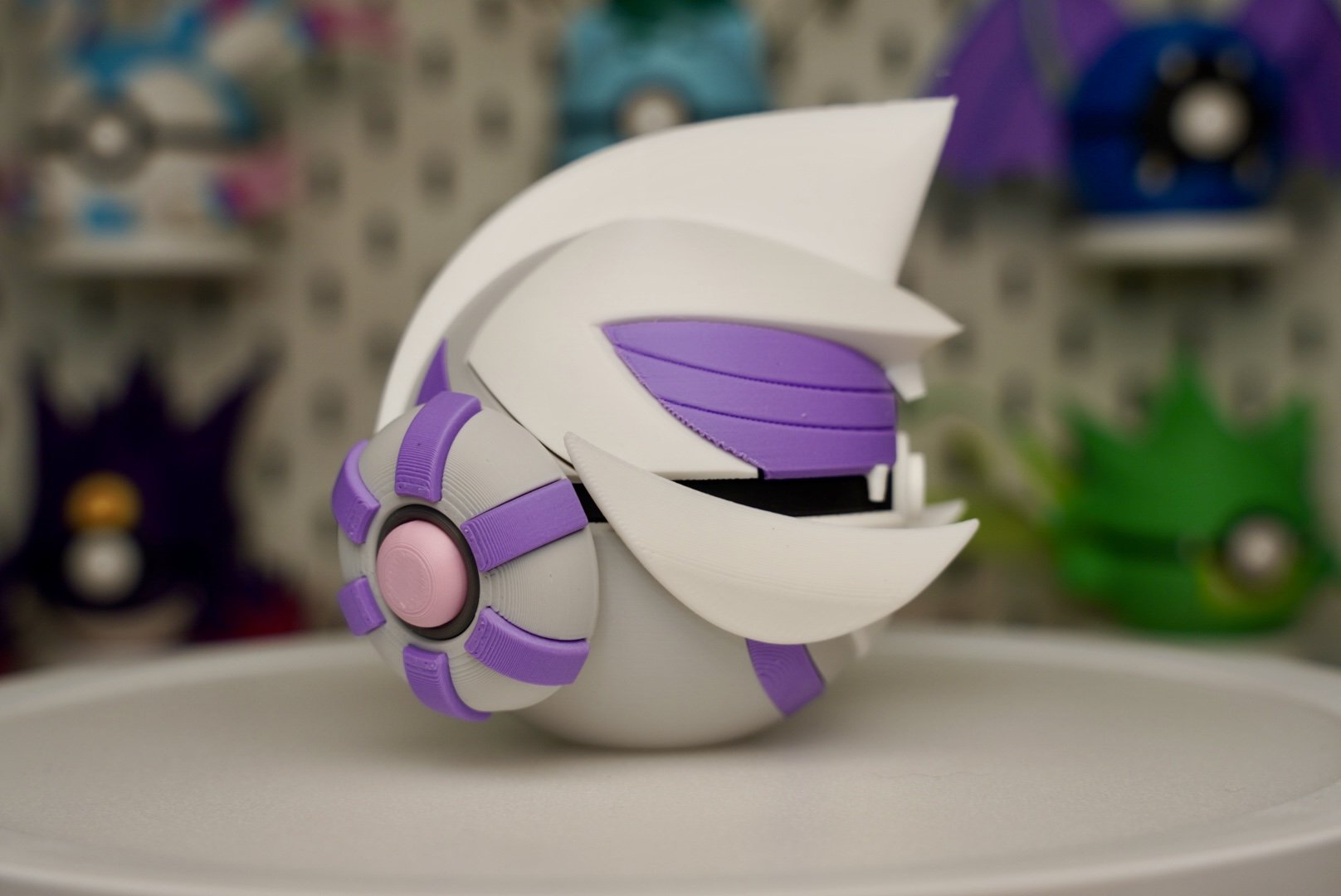 Palkia Poké Ball Replica – 3D Printed Pokémon Display Collectible