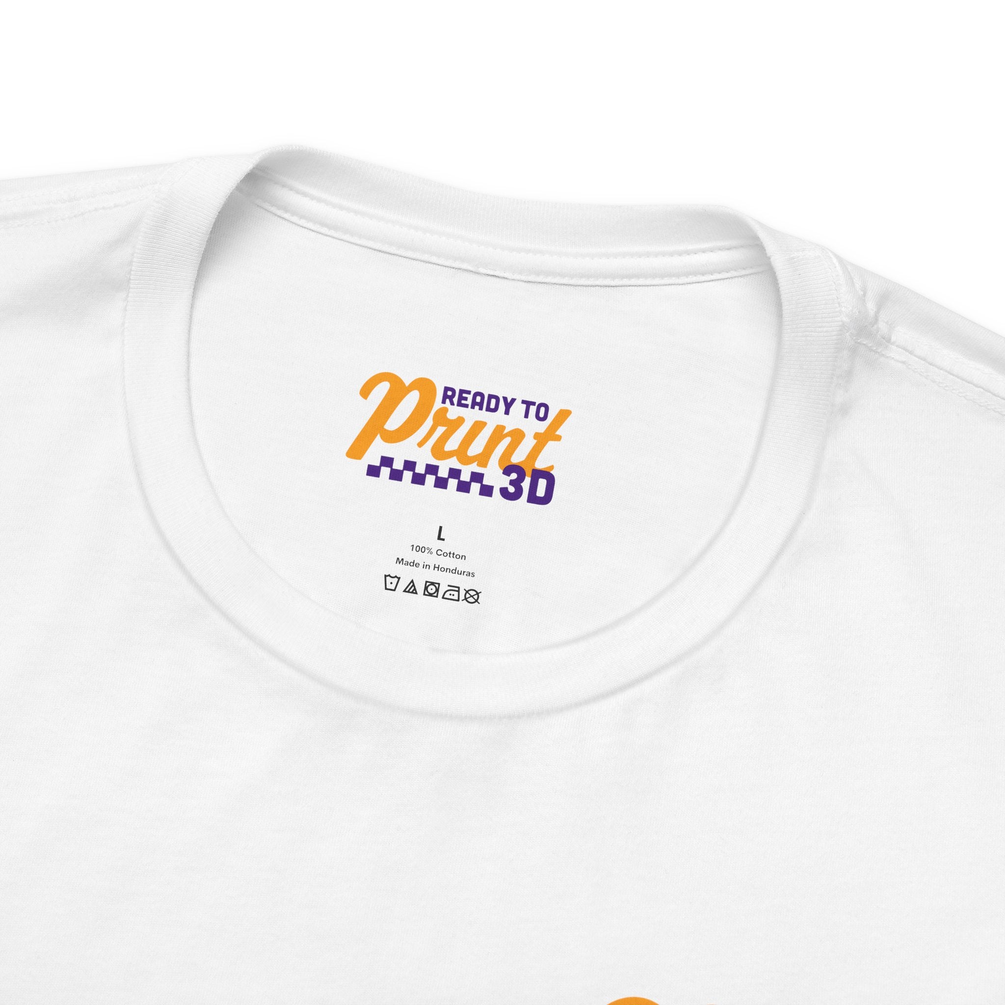 Ready to Print 3D & UV – Purple / Orange T-Shirt