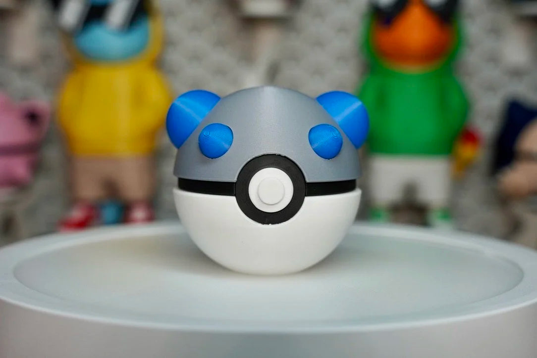 Heavy Ball Poké Ball Replica – 3D Printed Pokémon Collectible Display Prop