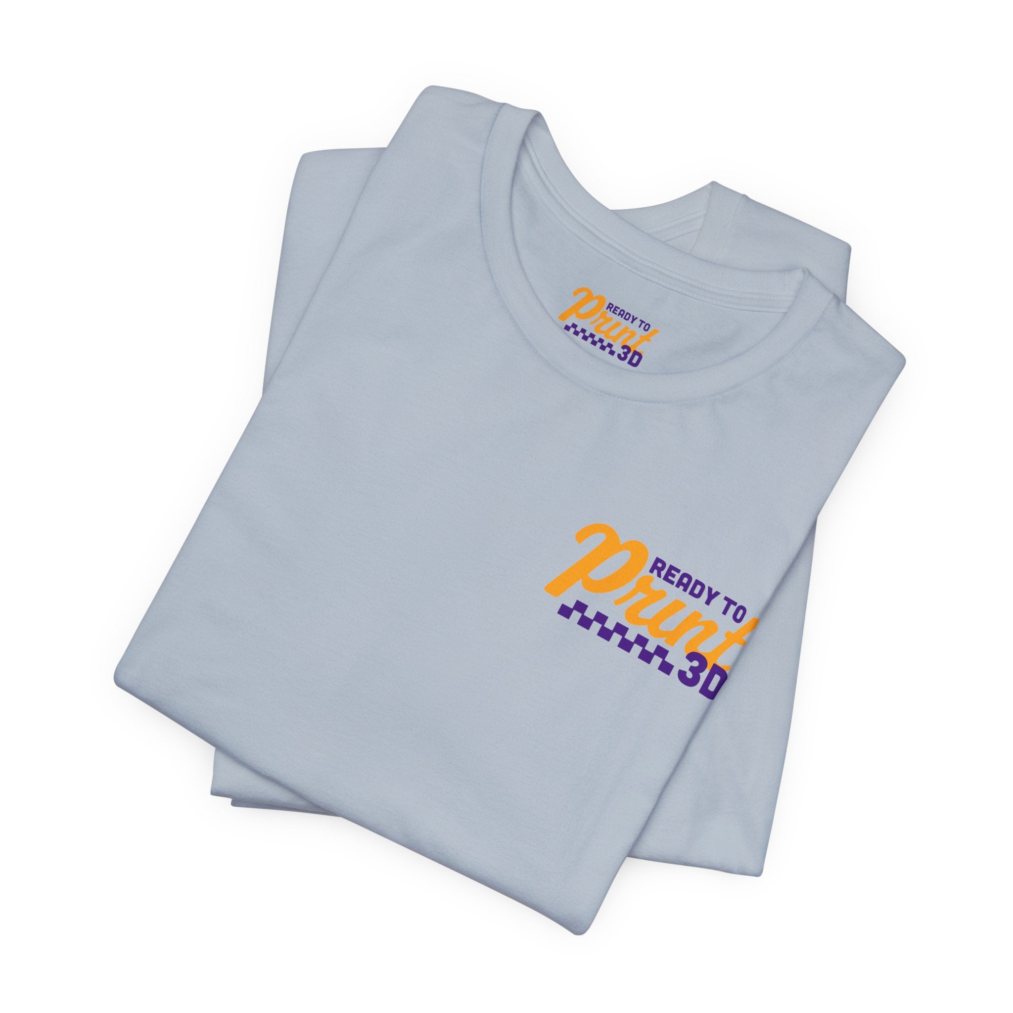 Ready to Print 3D & UV – Purple / Orange T-Shirt