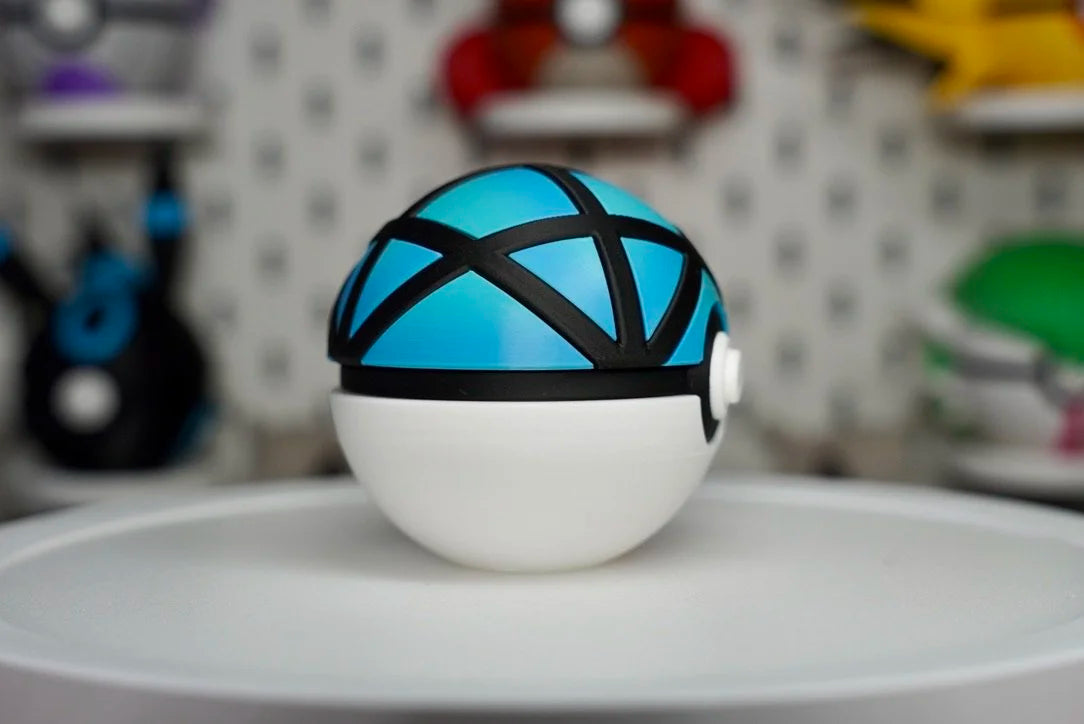 Net Ball Poké Ball Replica – 3D Printed Pokémon Display Prop for Collectors