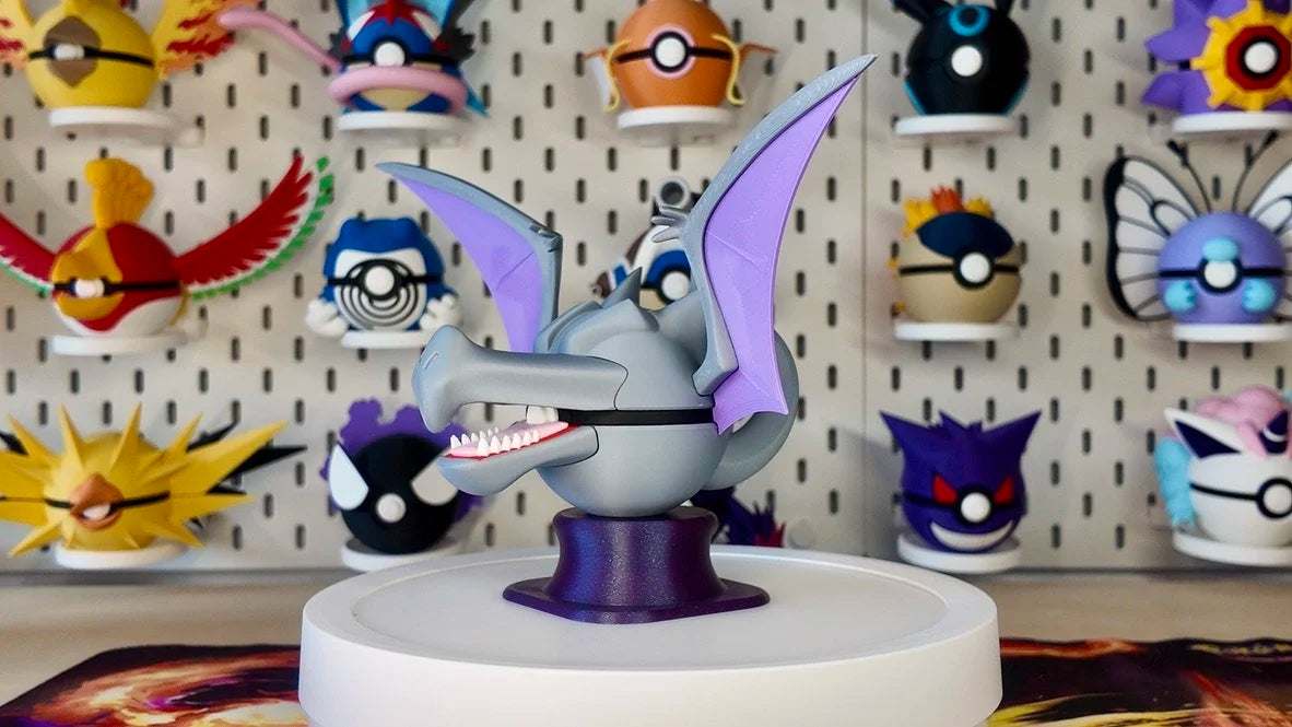 Aerodactyl Poké Ball – 3D Printed Pokemon Collectible Display