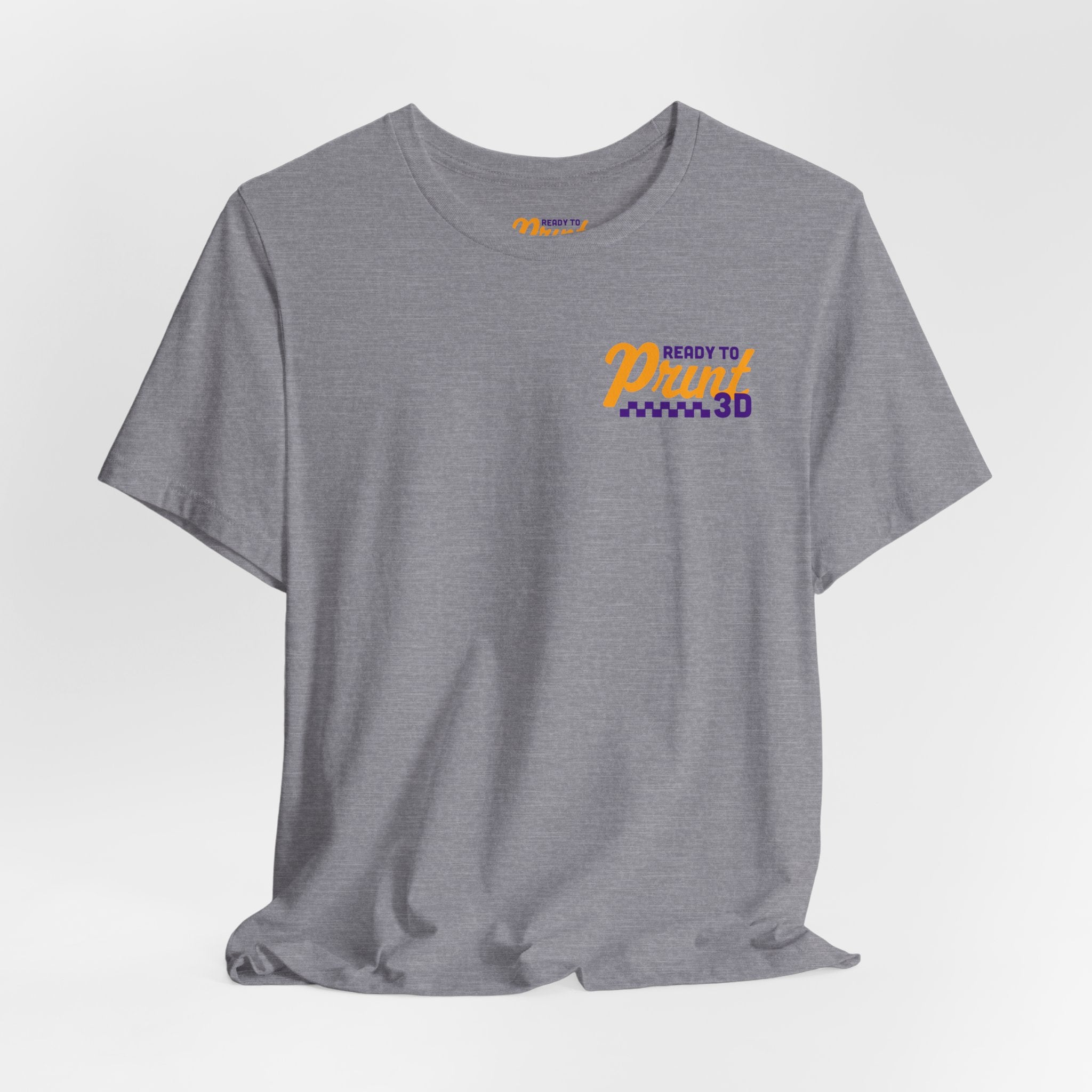 Ready to Print 3D & UV – Purple / Orange T-Shirt