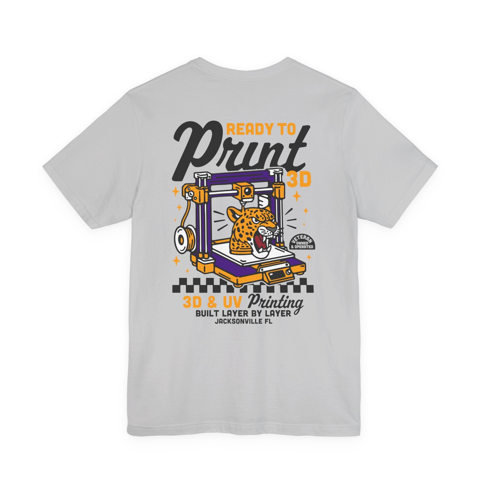 Ready to Print 3D & UV – Full Color T-Shirt