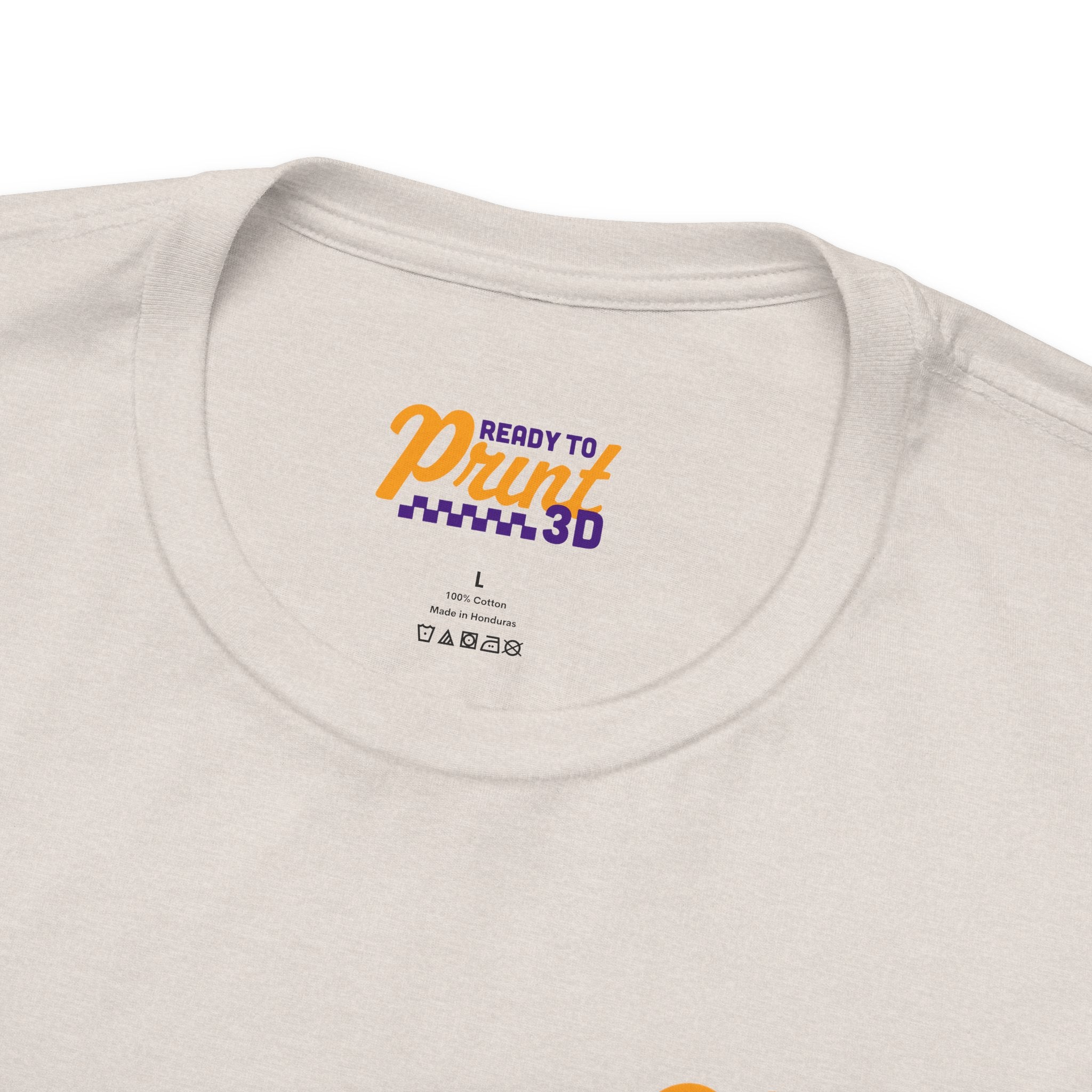 Ready to Print 3D & UV – Purple / Orange T-Shirt
