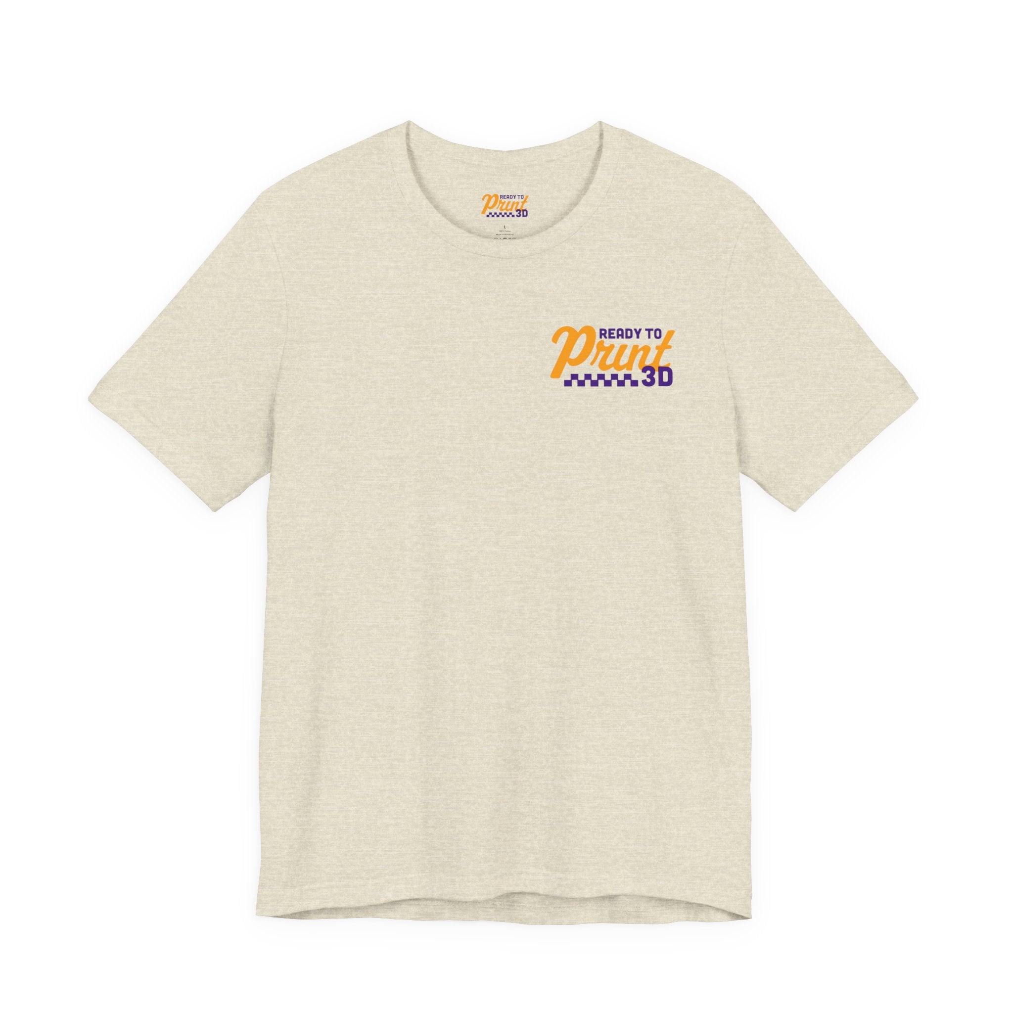 Ready to Print 3D & UV – Purple / Orange T-Shirt