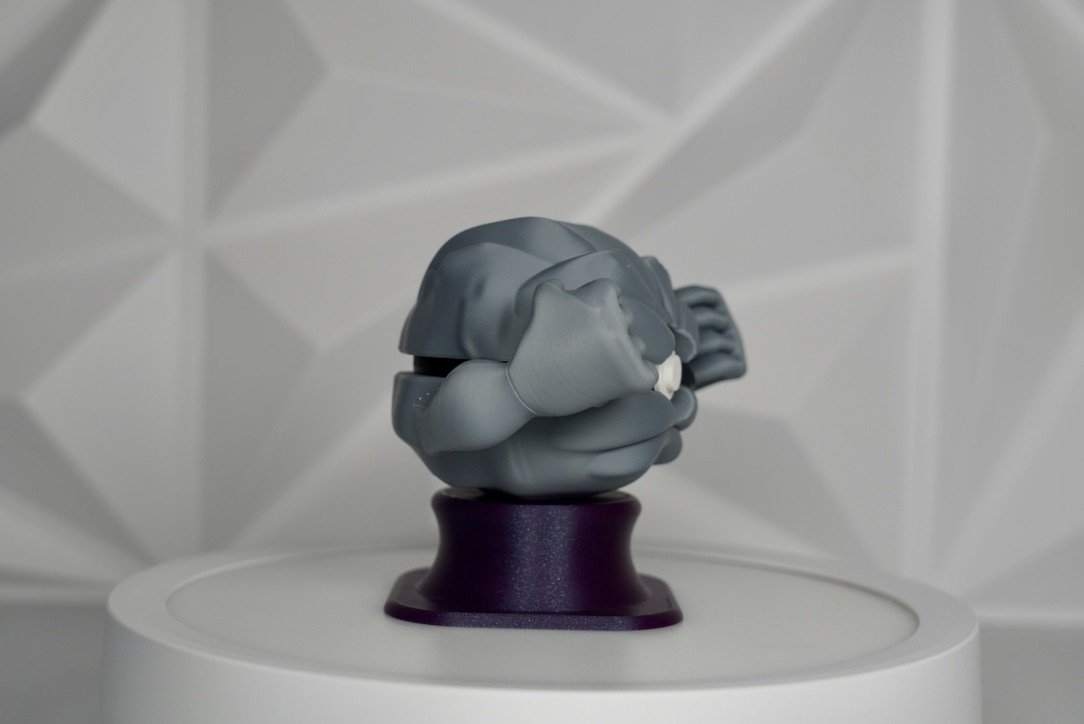 Pokémon-Inspired 3D Printed Poké Ball – Geodude