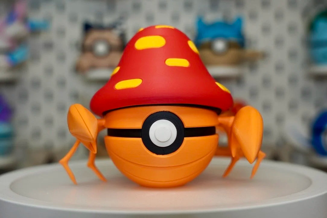 Pokémon-Inspired 3D Printed Poké Ball – Parasect