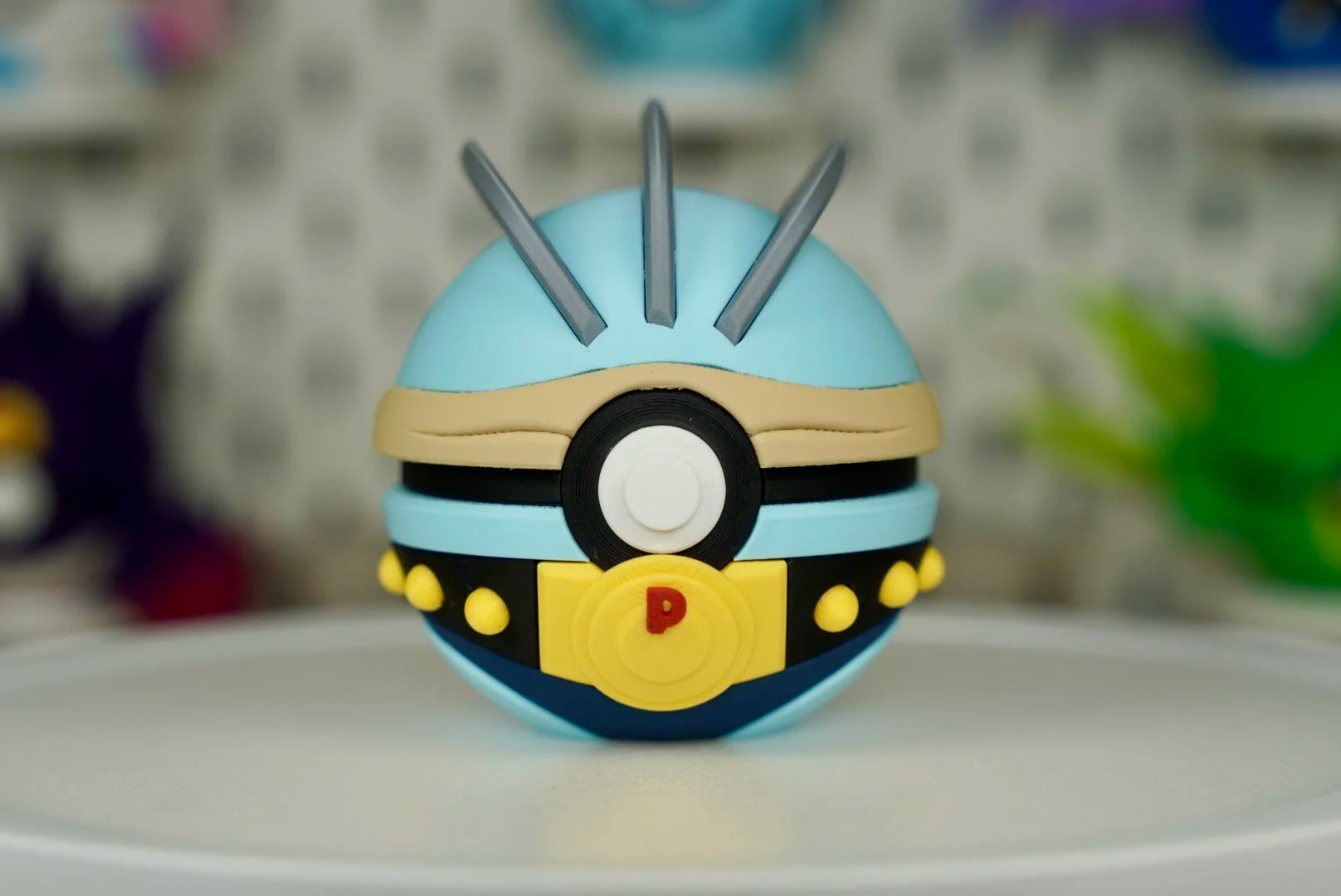 Pokémon-Inspired 3D Printed Poké Ball – Machamp