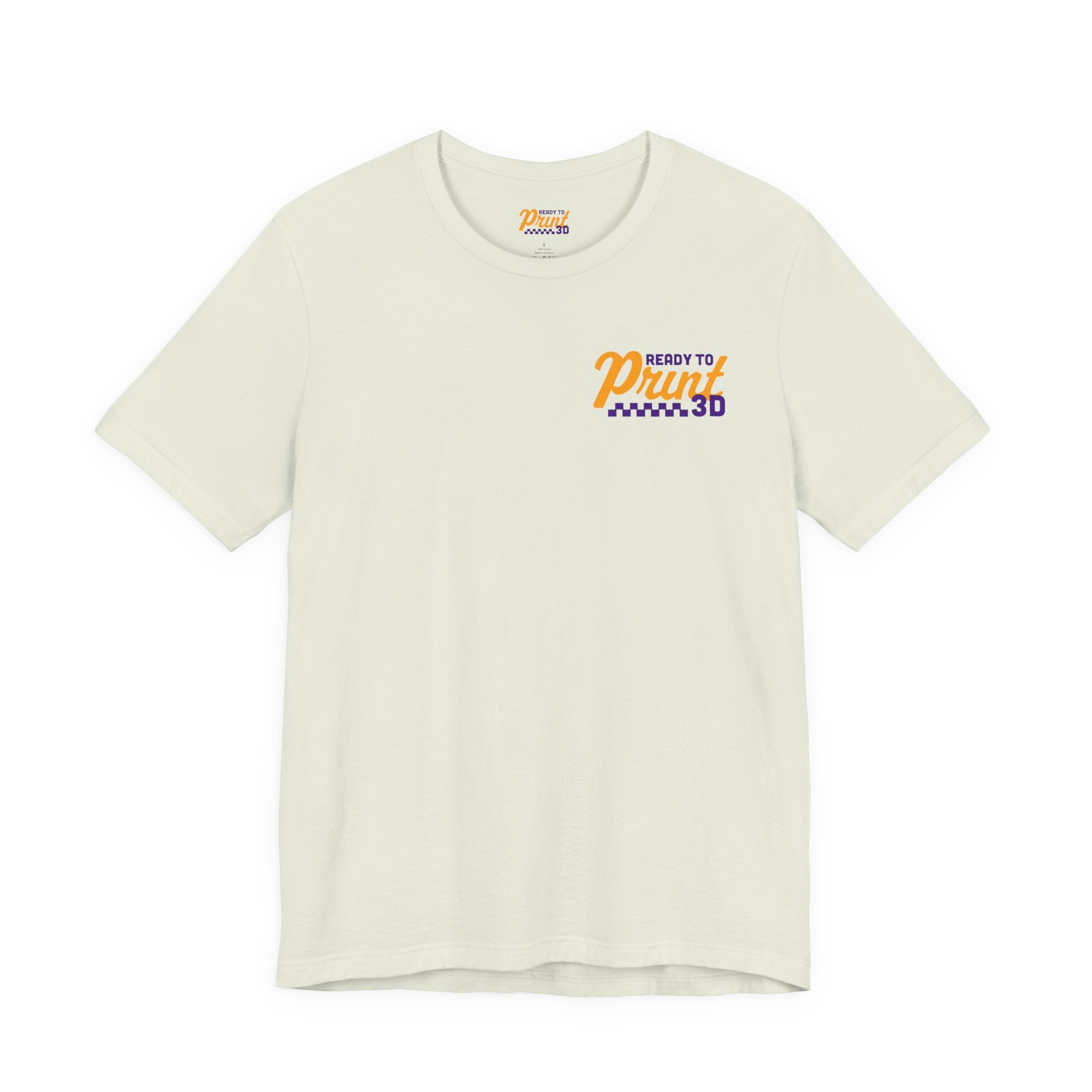 Ready to Print 3D & UV – Purple / Orange T-Shirt