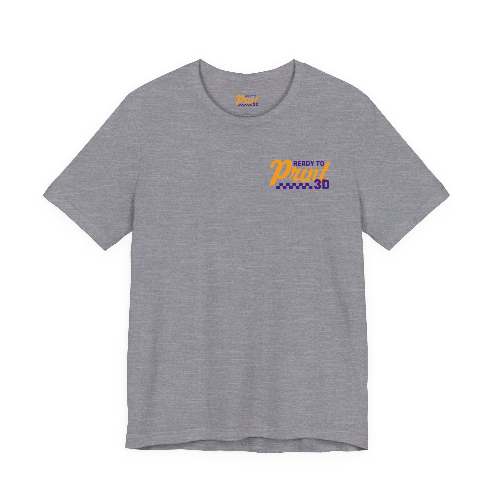Ready to Print 3D & UV – Purple / Orange T-Shirt