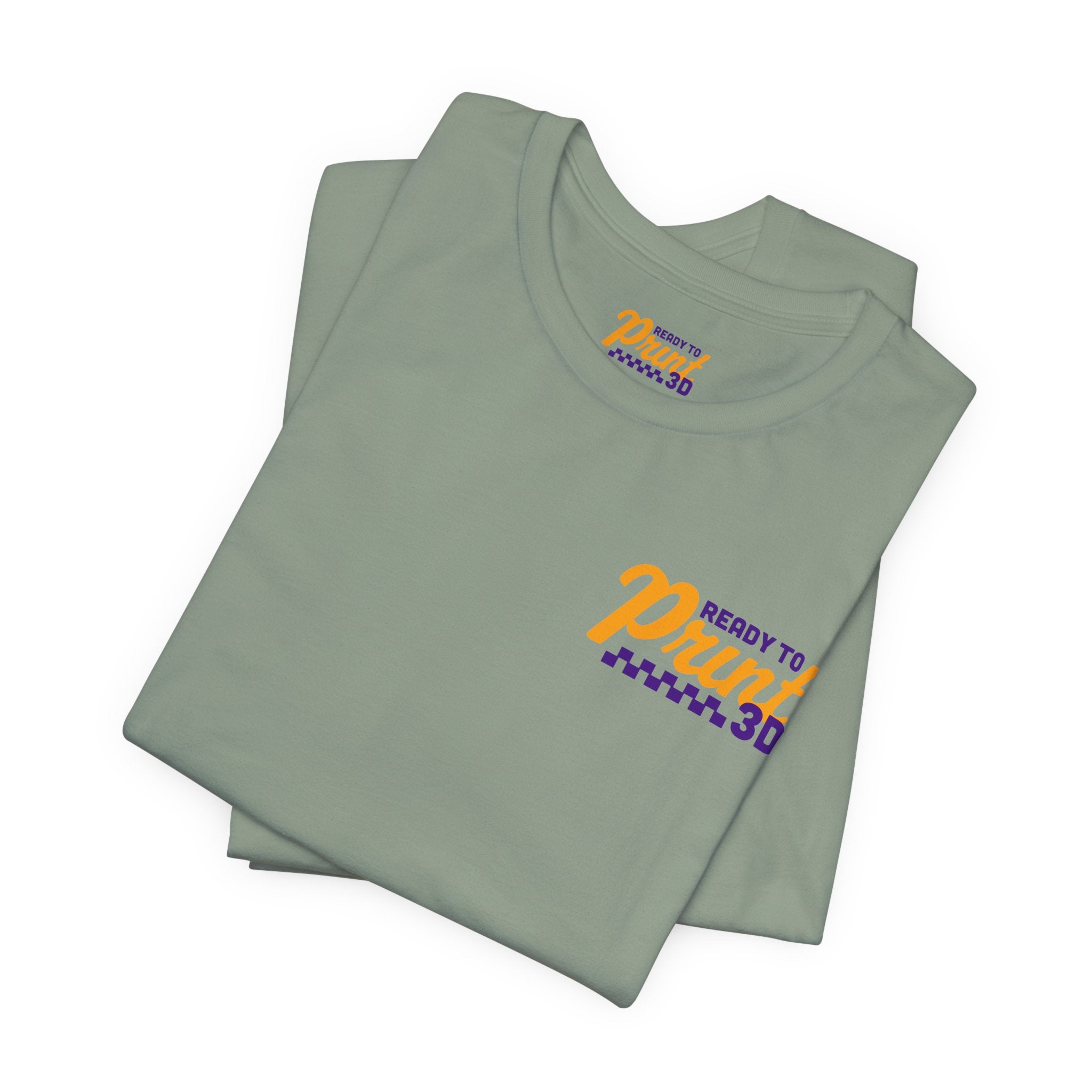 Ready to Print 3D & UV – Purple / Orange T-Shirt