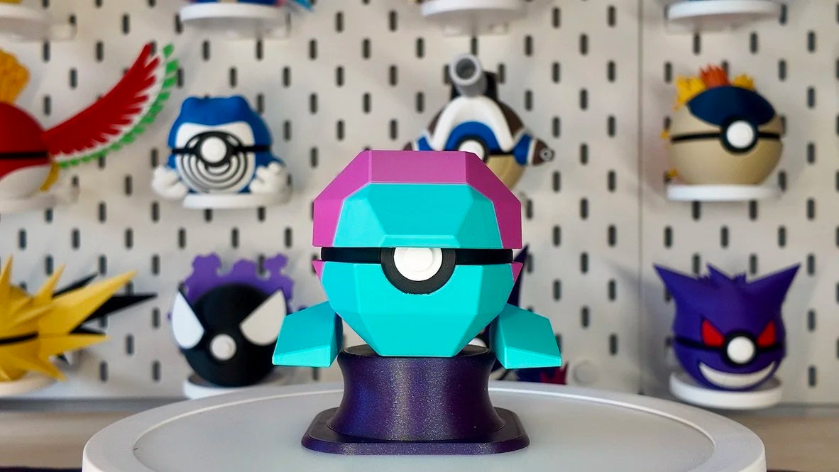 Pokémon-Inspired 3D Printed Poké Ball – Porygon
