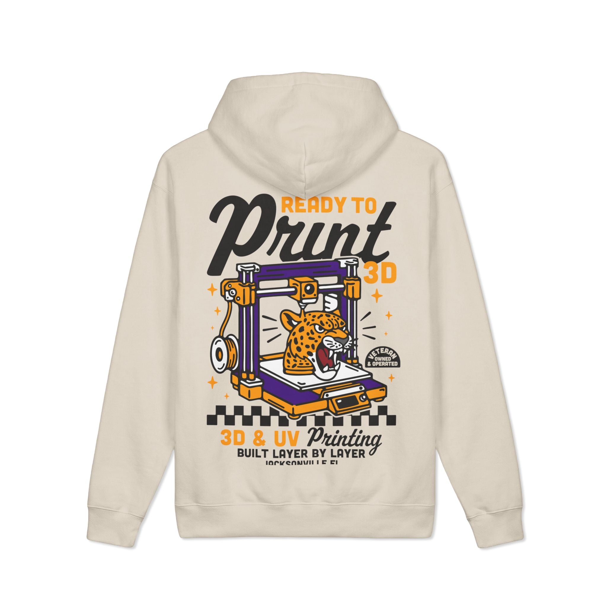 Ready to Print 3D & UV Heavyweight Hoodie