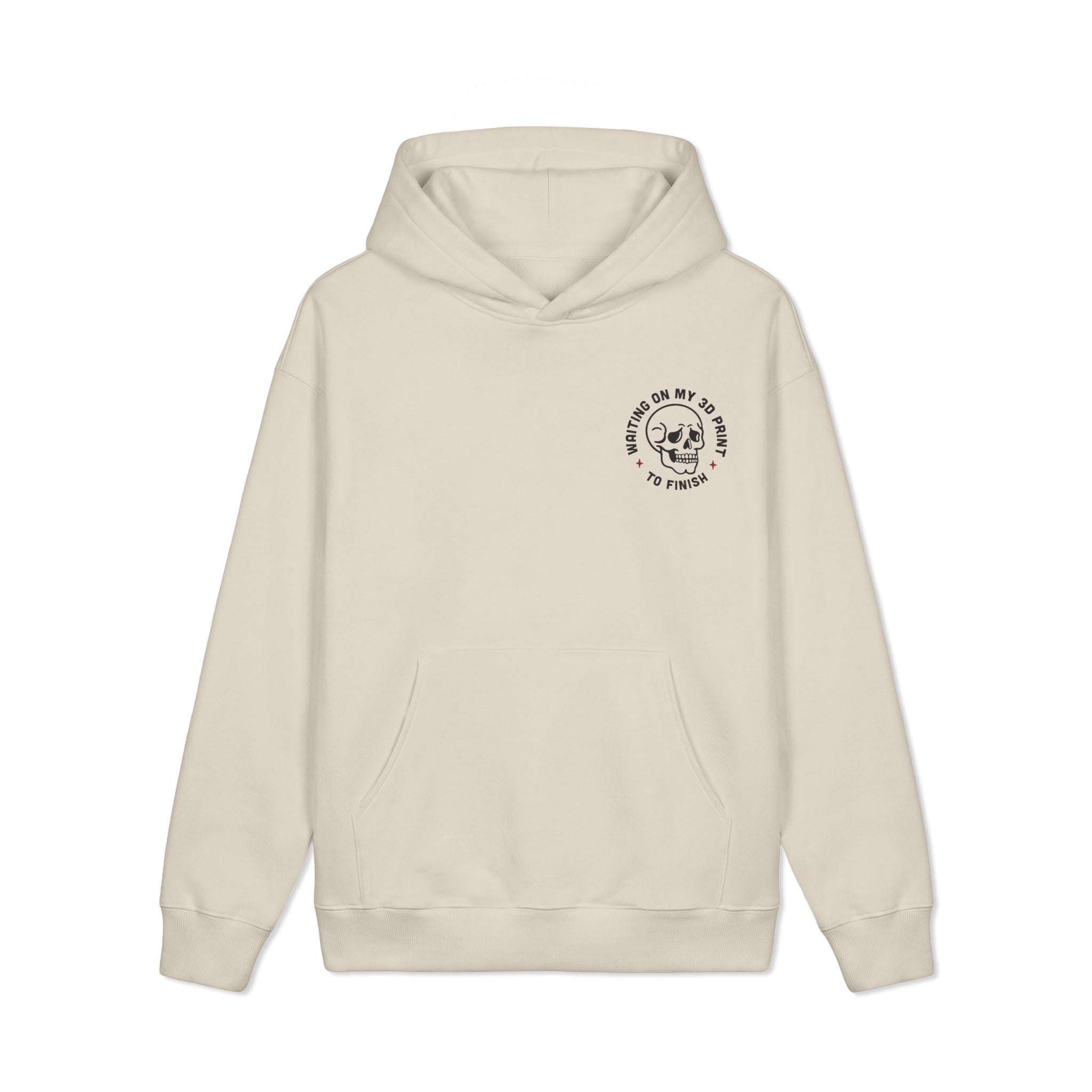 Waiting on My 3D Prints Heavyweight Hoodie | Ready to Print 3D