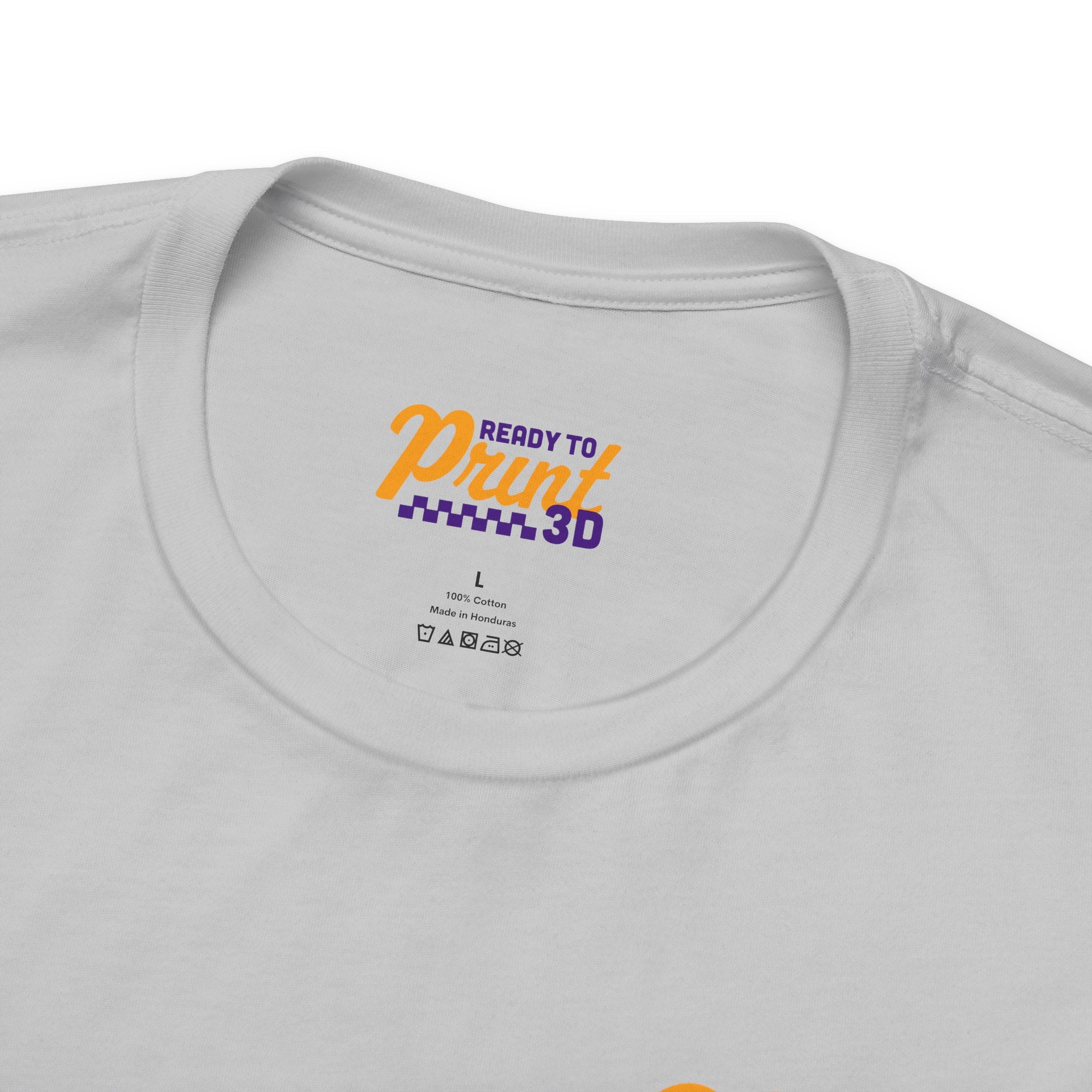 Ready to Print 3D & UV – Purple / Orange T-Shirt
